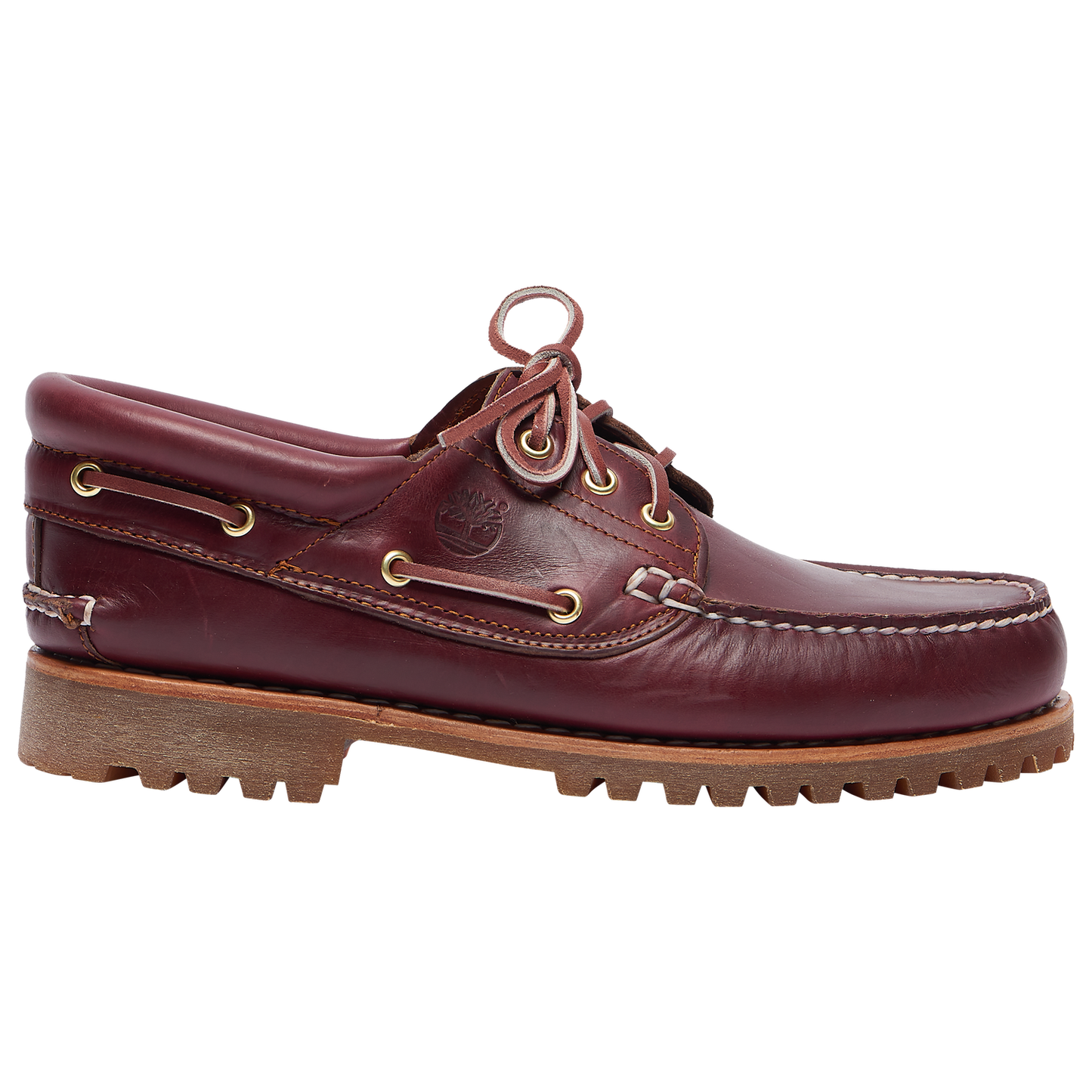 Timberland 3 Eye Boat Shoes - Men's - Burgundy/Burgundy
