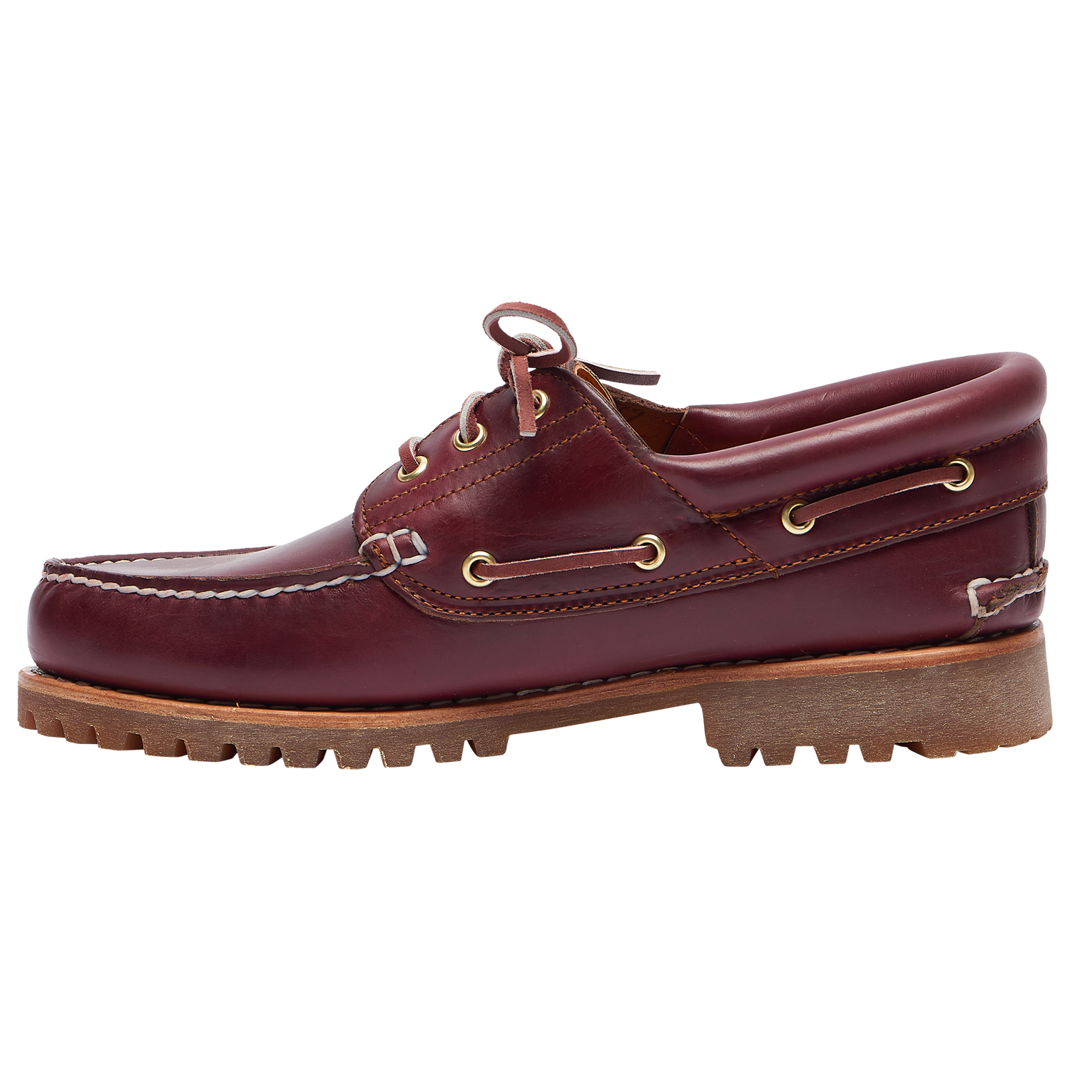 Timberland 3 Eye Boat Shoes - Men's - Burgundy/Burgundy