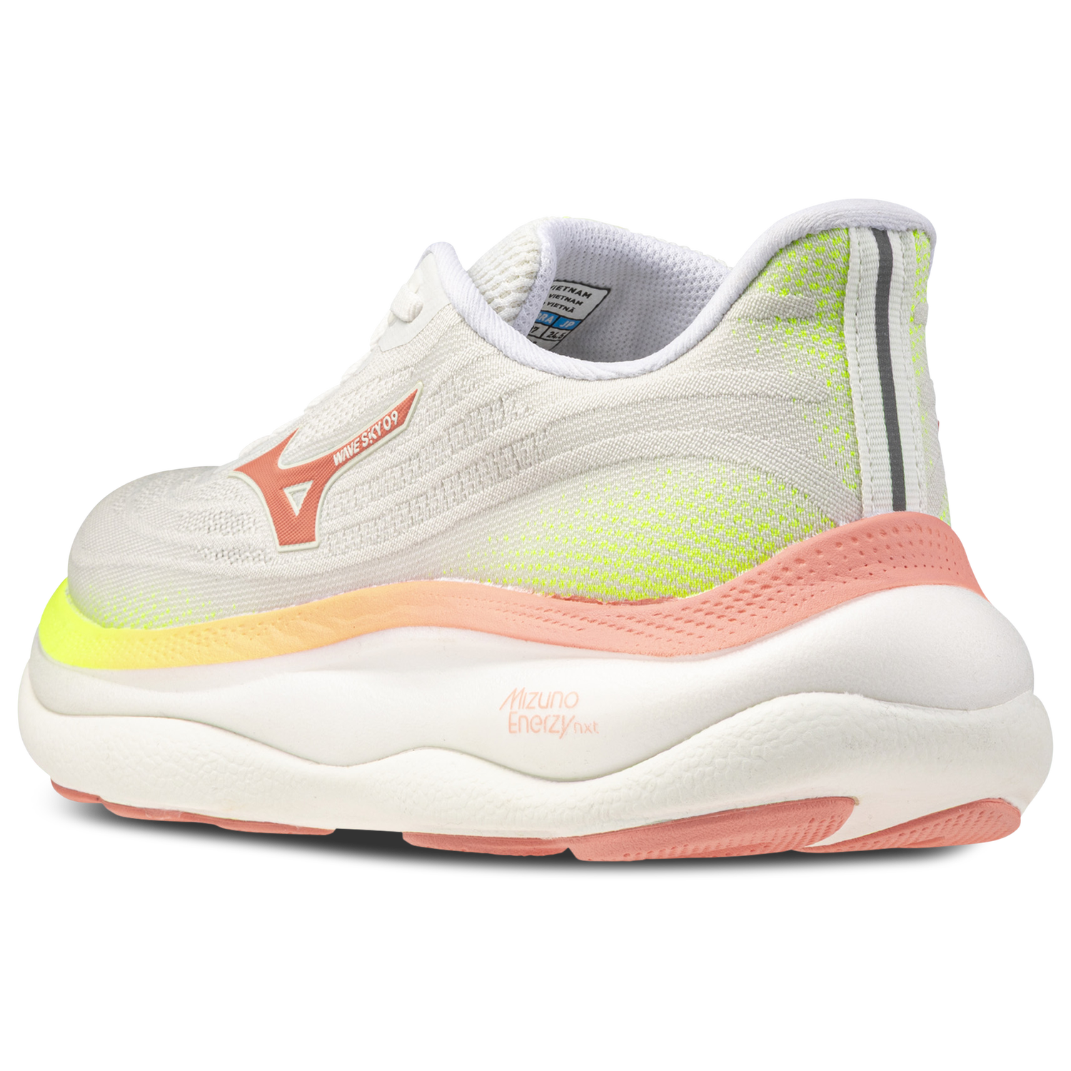 Mizuno Wave Sky 9 Wide - Women's - White/Orange
