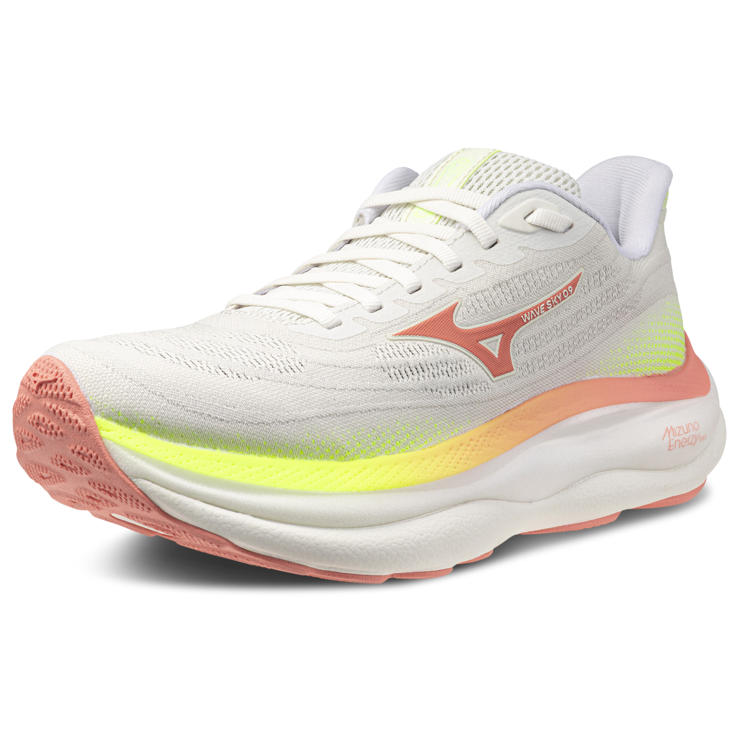 Mizuno Wave Sky 9 Wide - Women's - White/Orange