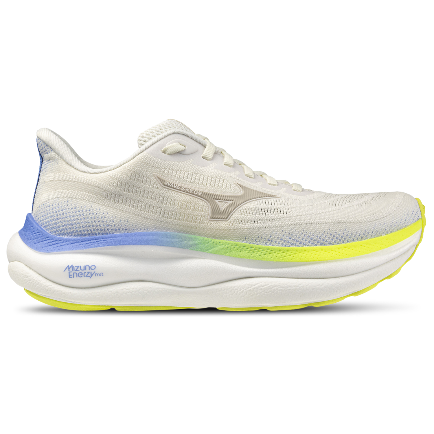 Mizuno Wave Sky 9 Wide - Women's - Snow White/Silver Birch