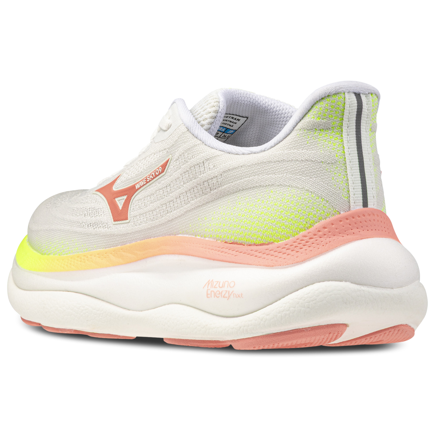 Mizuno Wave Sky 9 Wide - Women's - White/Orange (4532002N)