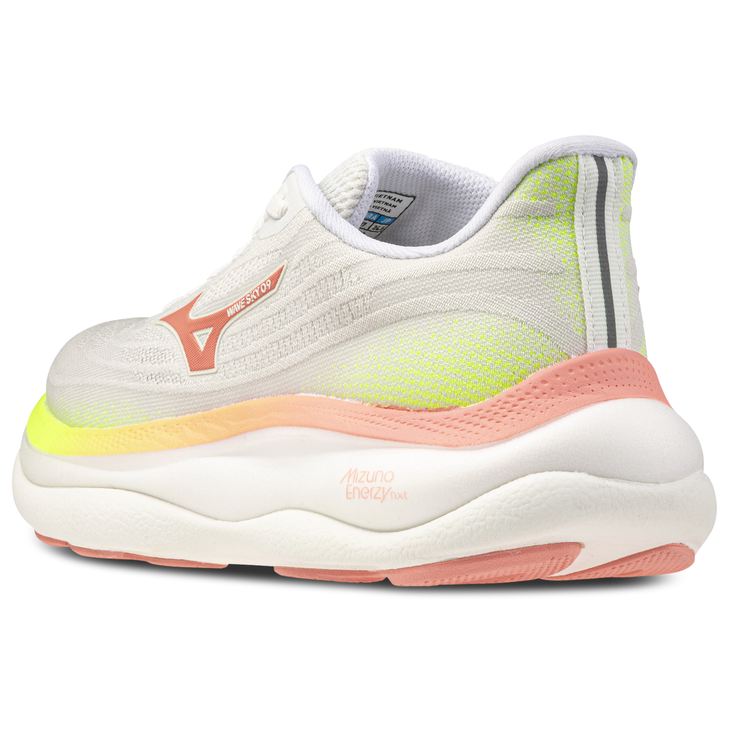 Mizuno Wave Sky 9 Wide - Women's - White/Orange (4532002N)