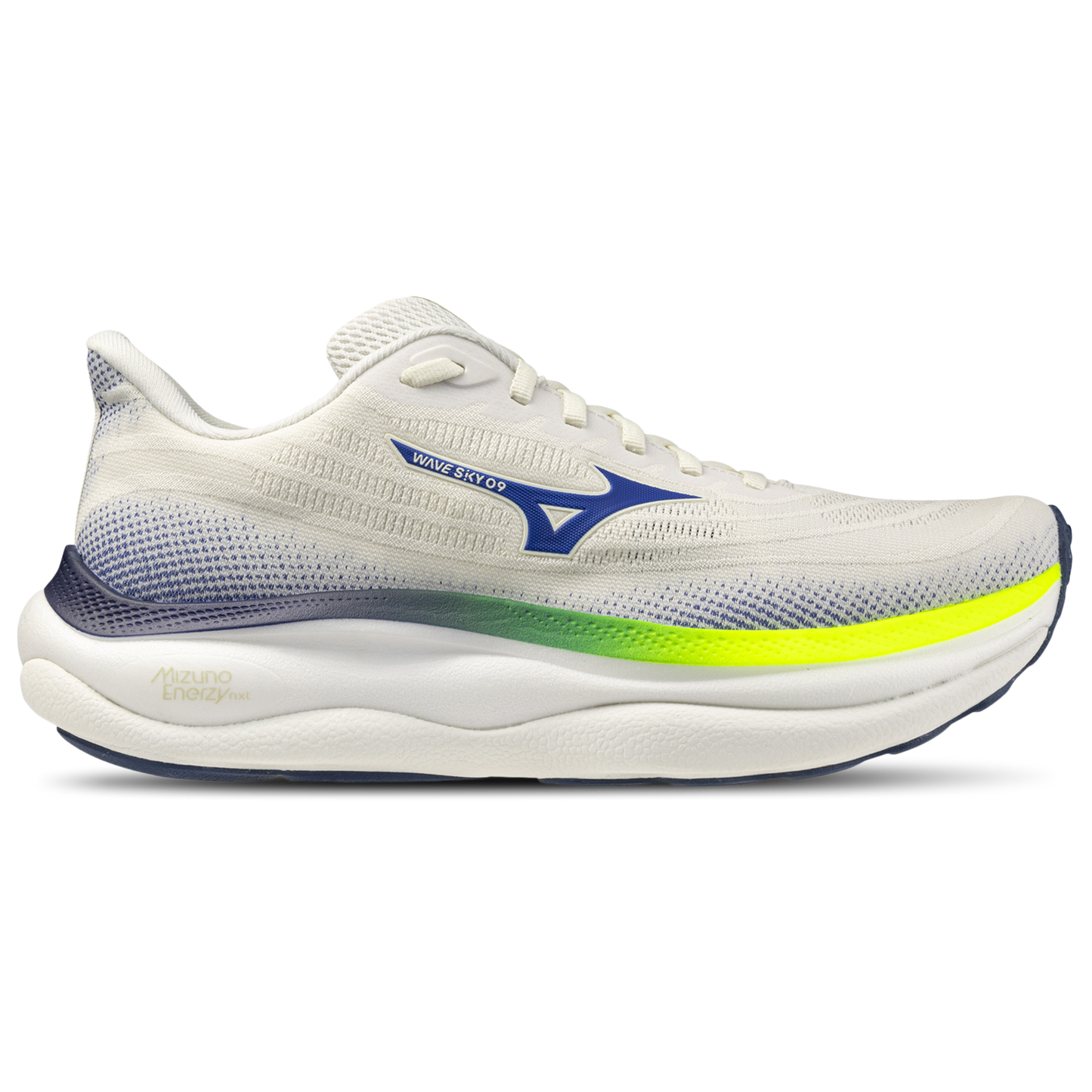 Mizuno Wave Sky 9 - Men's - Snow White/Surf The Web