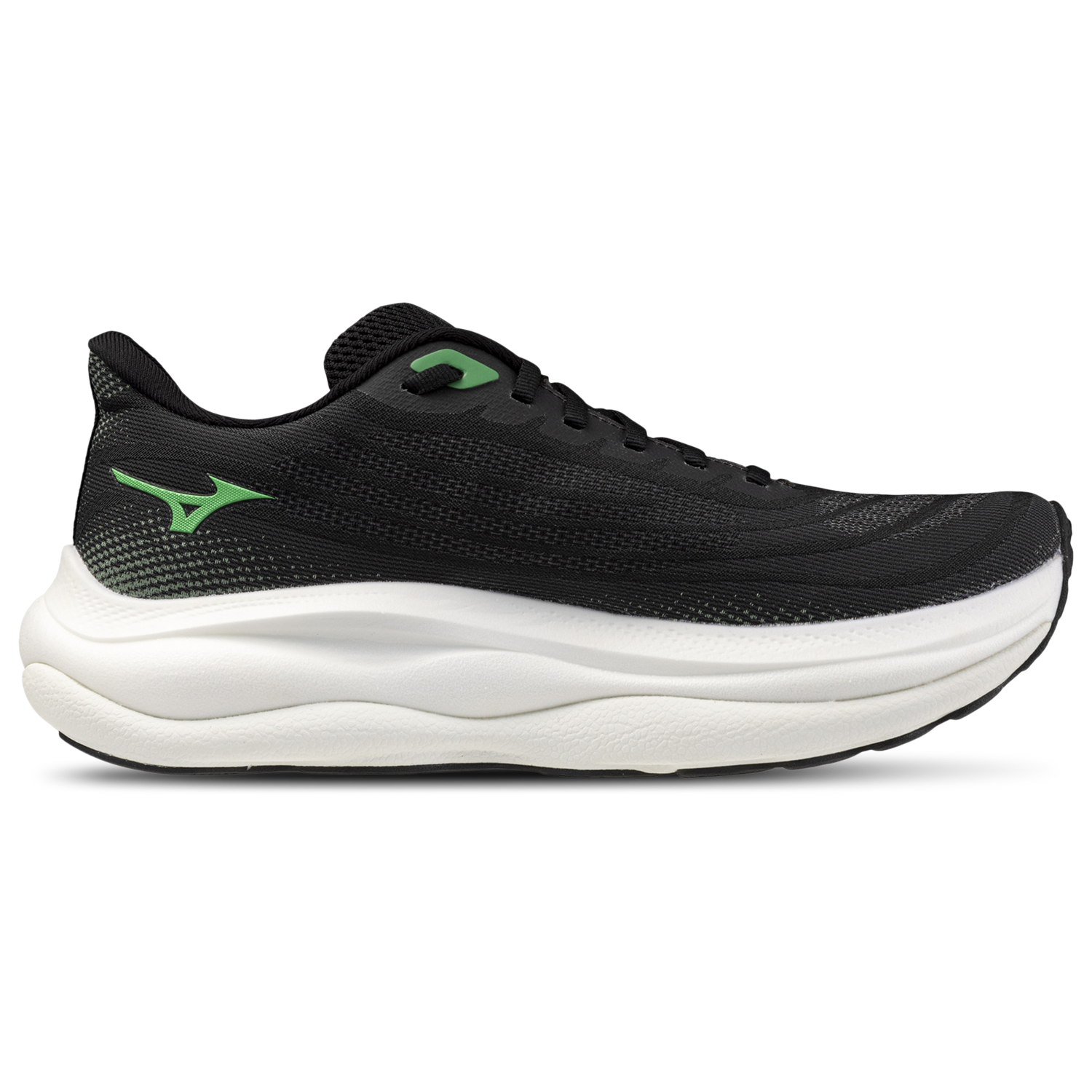 Mizuno Wave Sky 9 - Men's - Black/Goblin Green