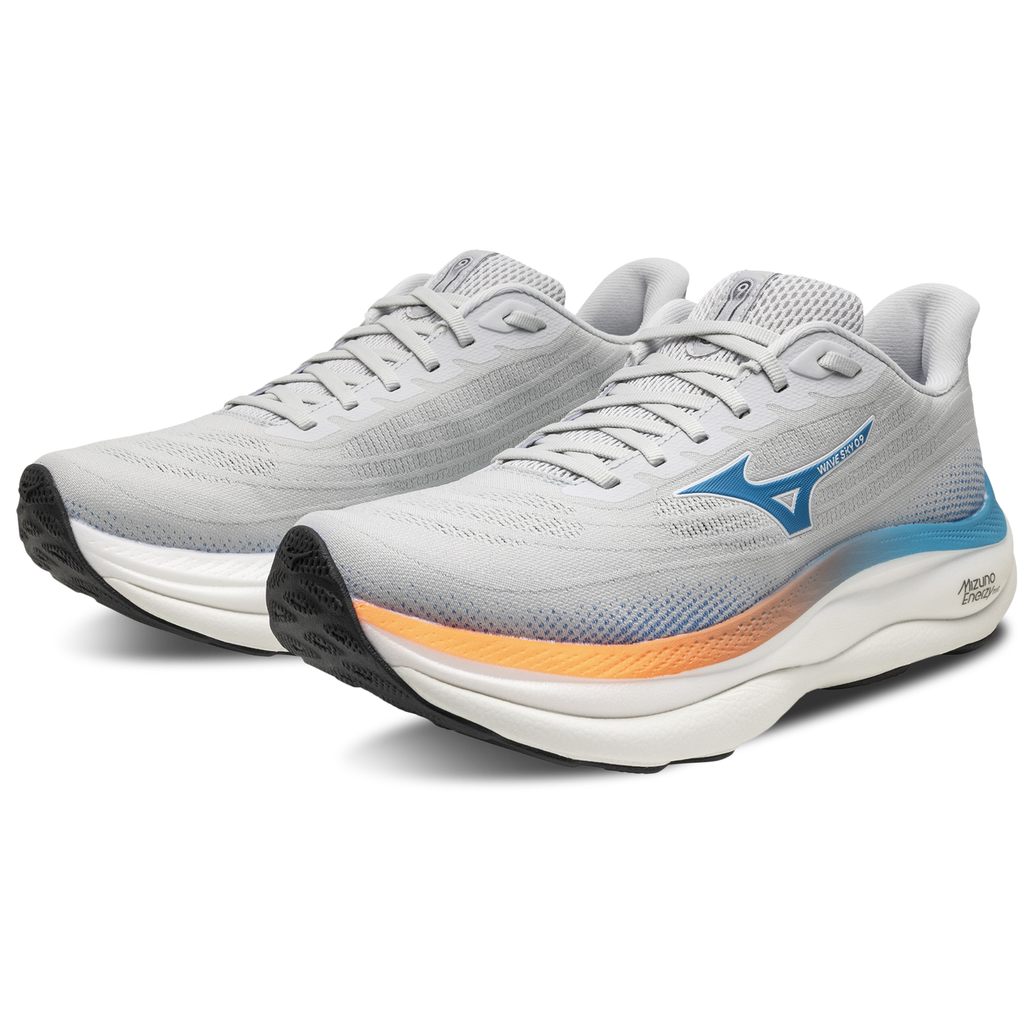 Mizuno Wave Sky 9 Wide - Men's - Grey/Blue
