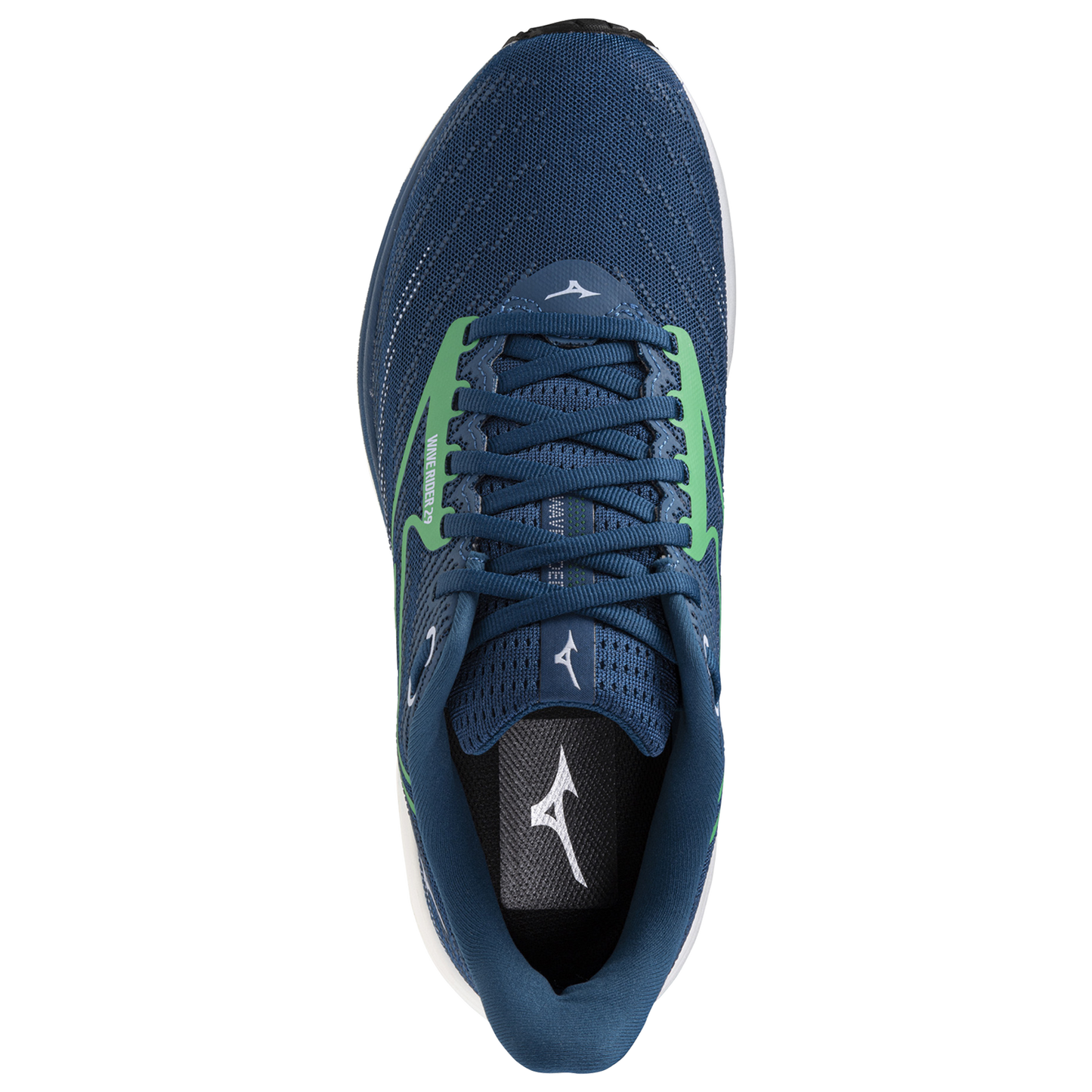 Mizuno Wave Rider 29 - Men's - Goblin Green/Sailor Blue