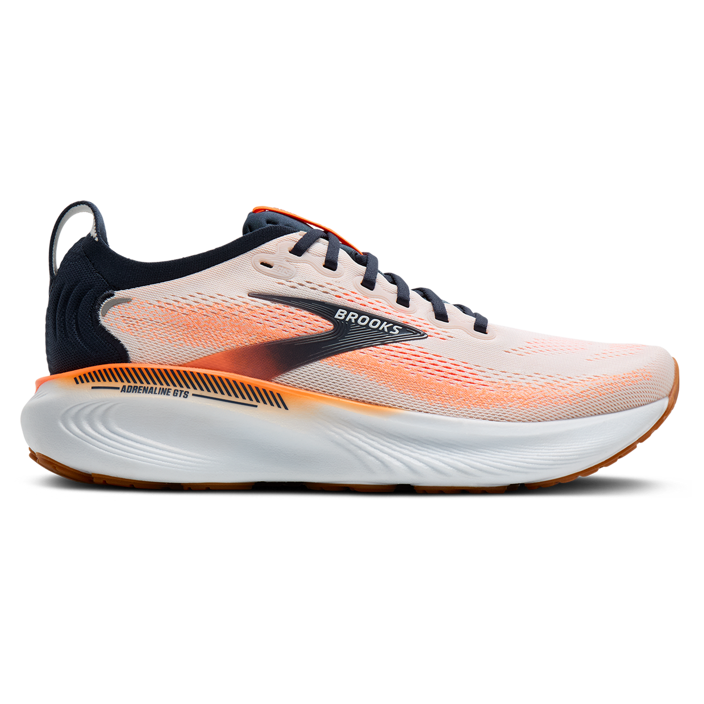 Brooks Adrenaline GTS 25 - Men's - White/Spellbound/Orange
