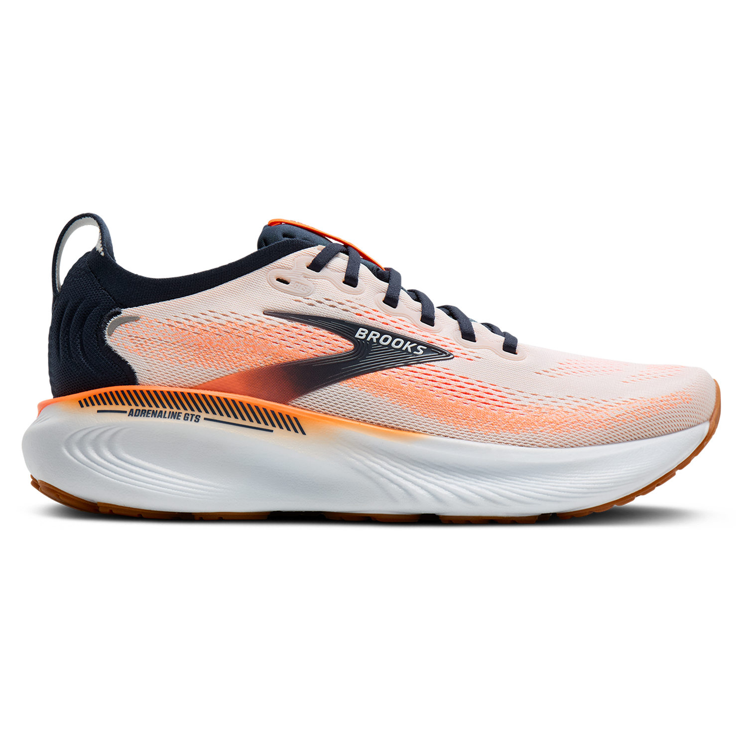 Brooks Adrenaline GTS 25 - Men's - White/Spellbound/Orange