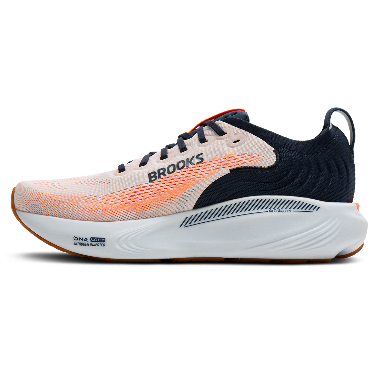 Brooks Adrenaline GTS 25 - Men's - White/Spellbound/Orange