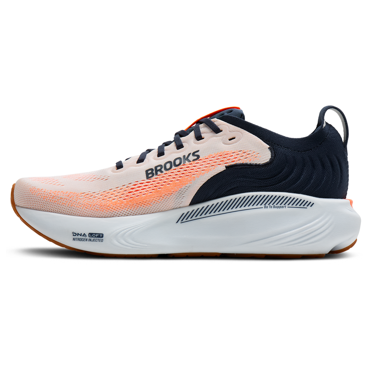 Brooks Adrenaline GTS 25 - Men's - White/Spellbound/Orange