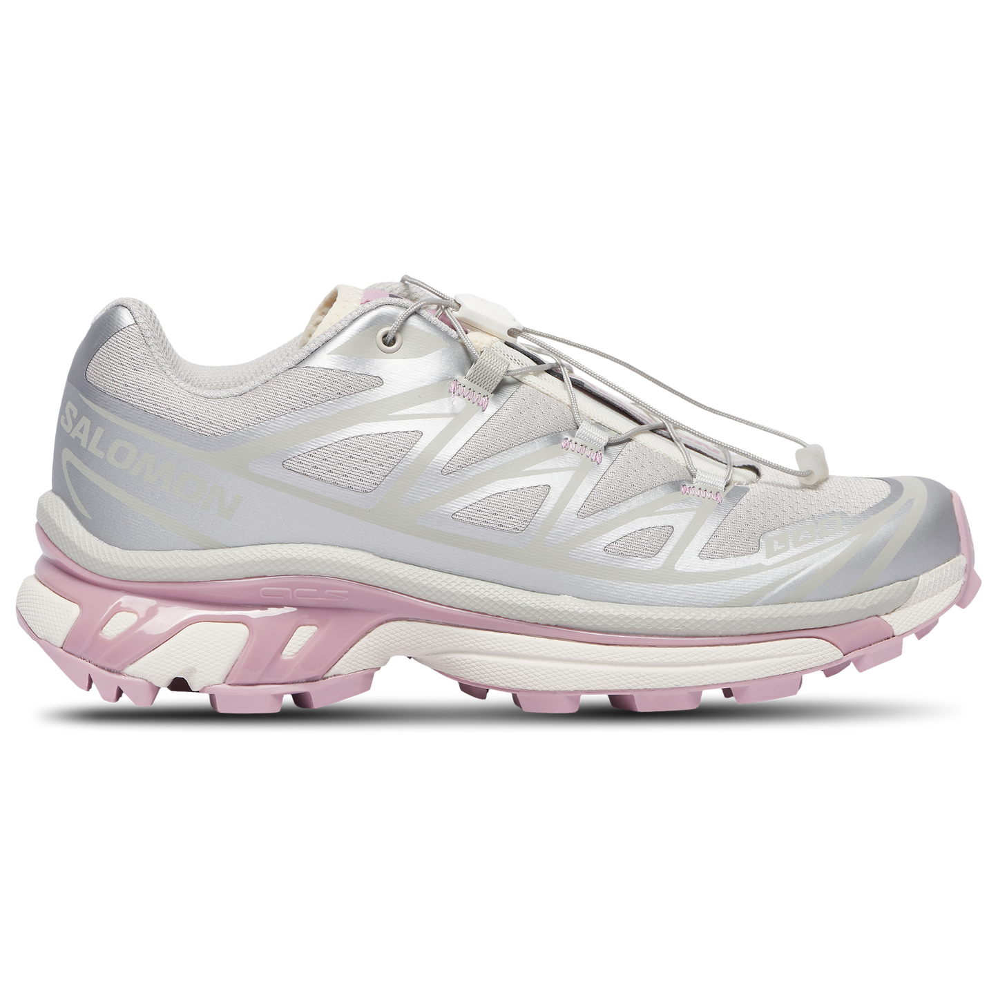 Salomon XT-6 - Women's - Lunar Rock/Dawn Pink/Vanilla Ice
