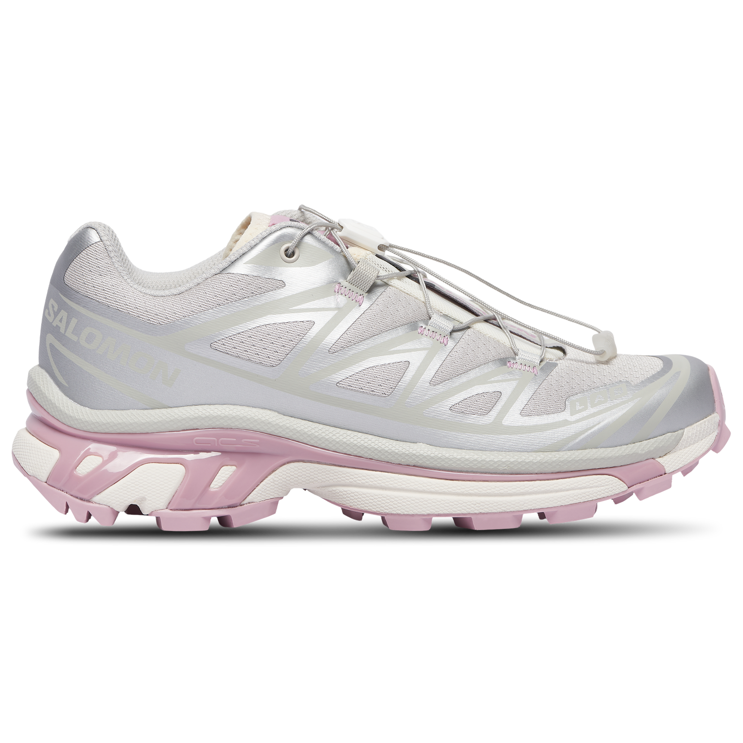 Salomon XT-6 - Women's - Lunar Rock/Dawn Pink/Vanilla Ice