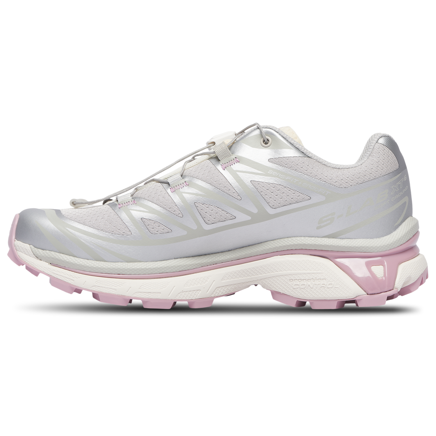 Salomon XT-6 - Women's - Lunar Rock/Dawn Pink/Vanilla Ice