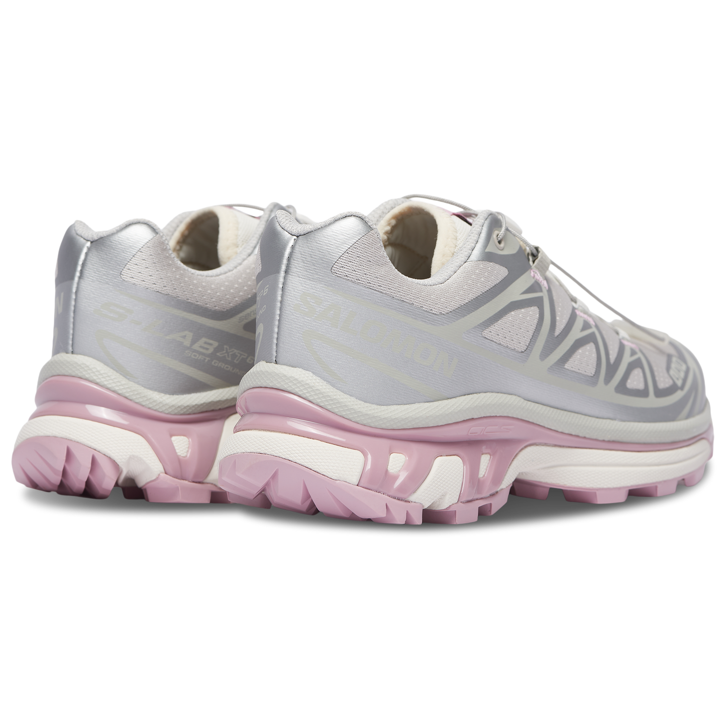 Salomon XT-6 - Women's - Lunar Rock/Dawn Pink/Vanilla Ice