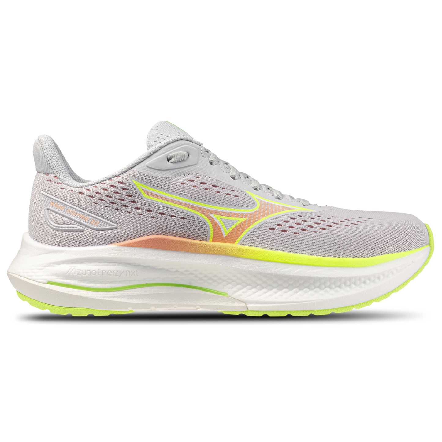 Mizuno Wave Inspire 22 - Women's - Grey/Orange