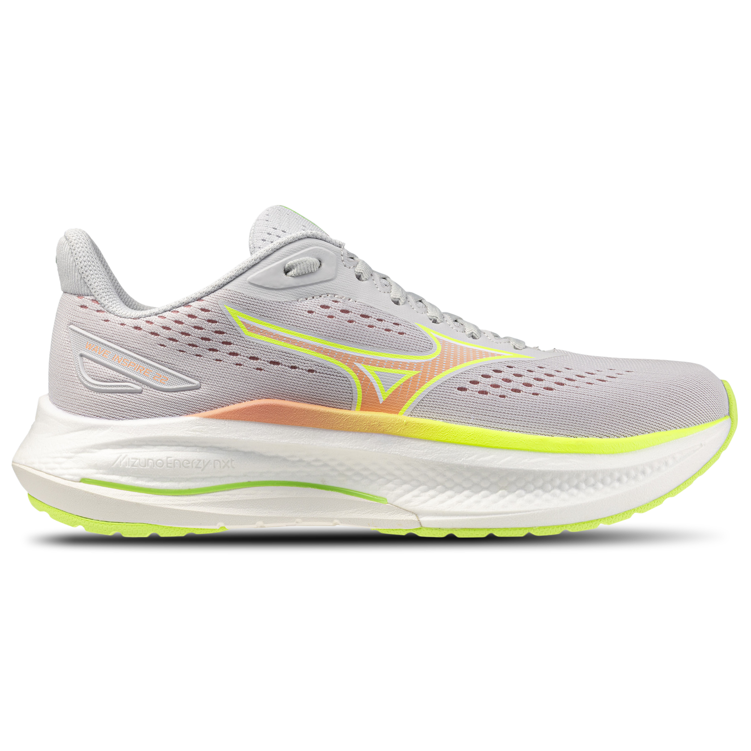 Mizuno Wave Inspire 22 - Women's - Grey/Orange