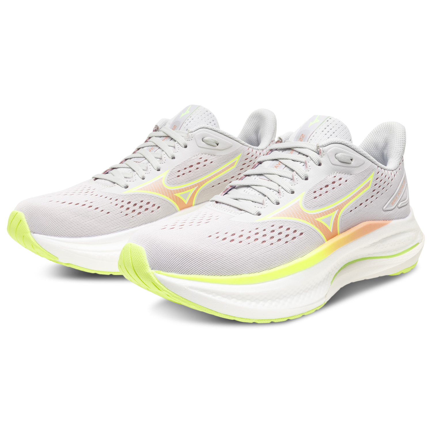 Mizuno Wave Inspire 22 - Women's - Grey/Orange