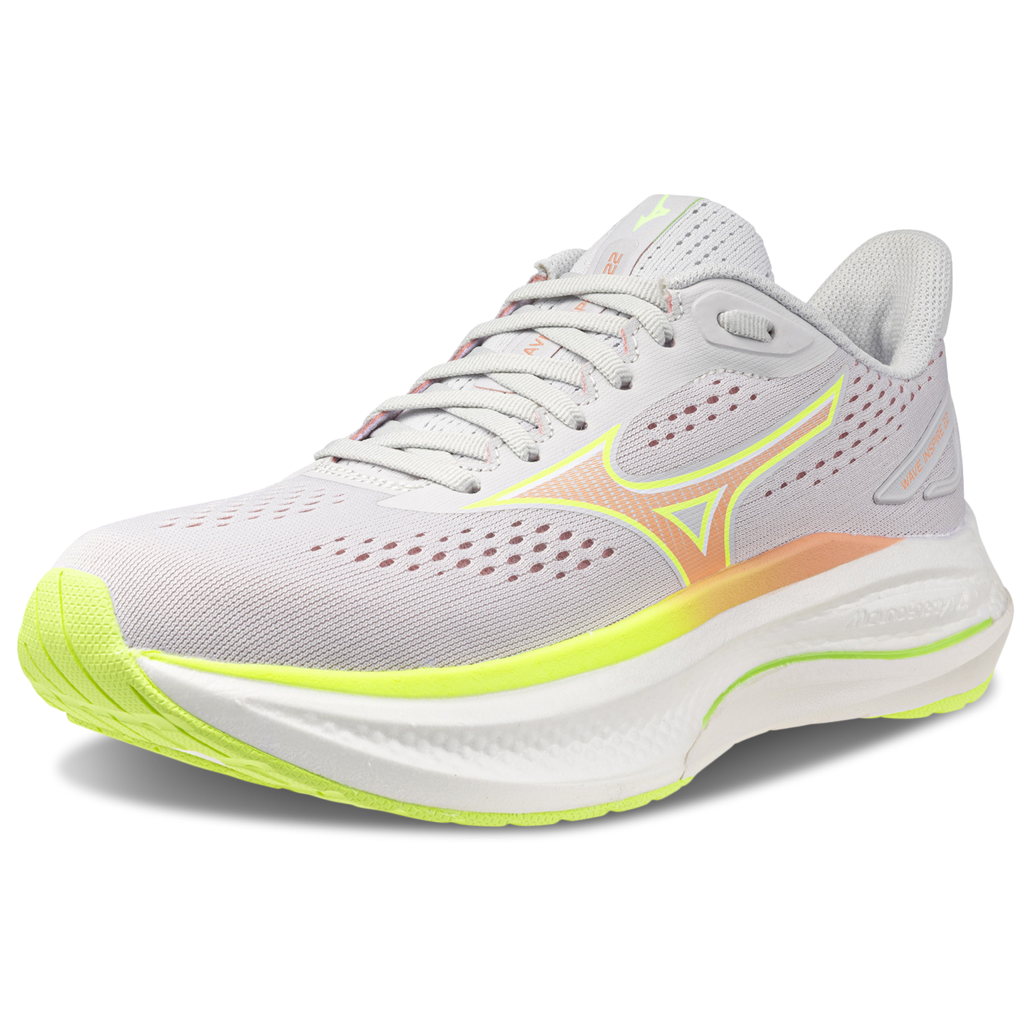 Mizuno Wave Inspire 22 - Women's - Grey/Orange