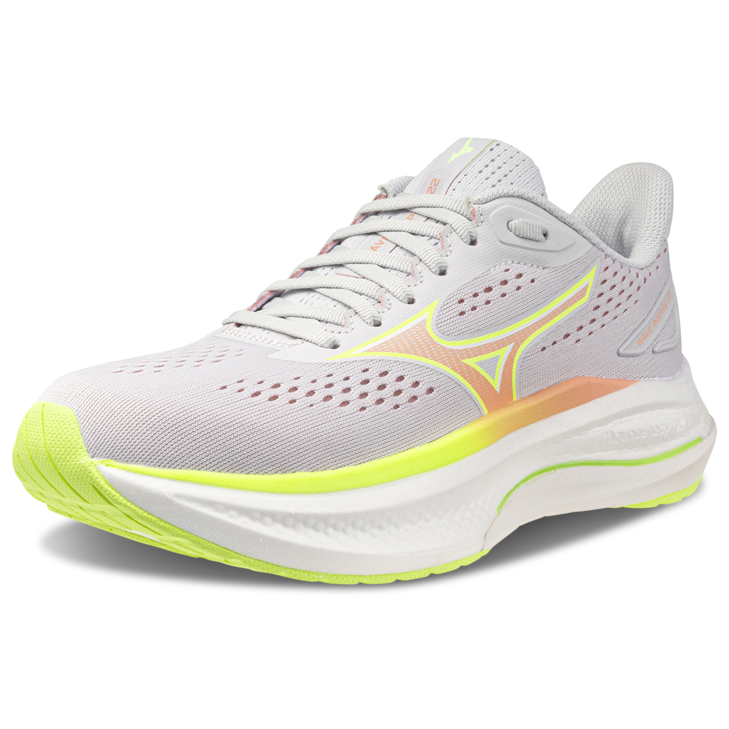 Mizuno Wave Inspire 22 - Women's - Grey/Orange