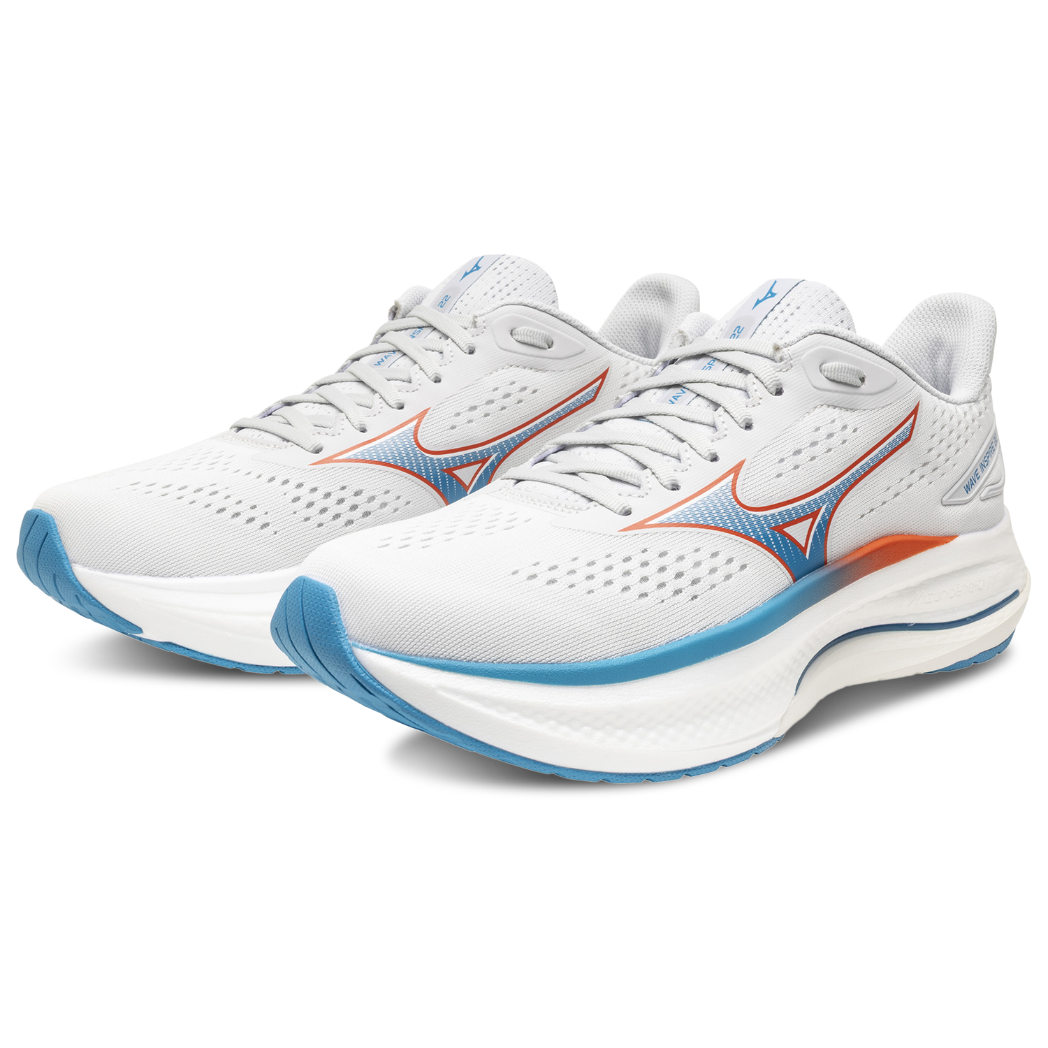 Mizuno Wave Inspire 22 Wide - Men's - Grey/Blue