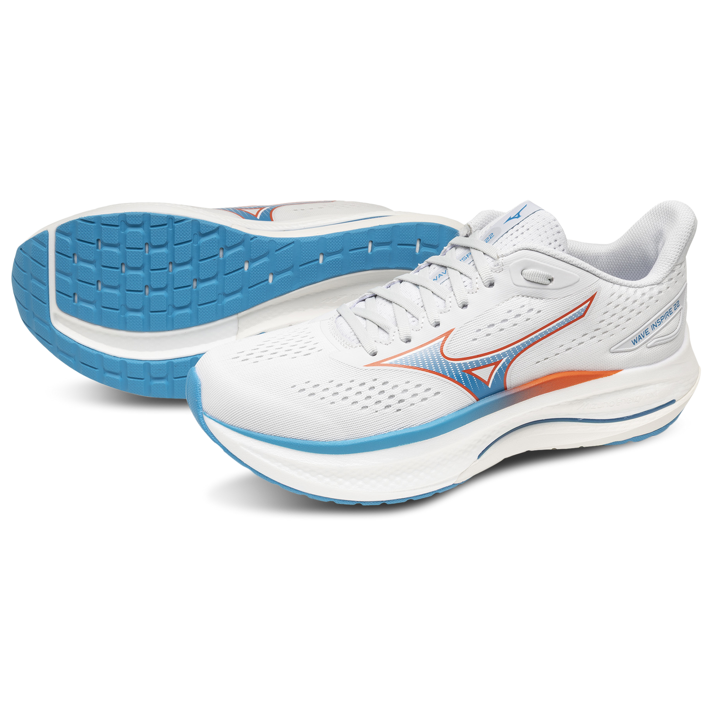 Mizuno Wave Inspire 22 Wide - Men's - Grey/Blue