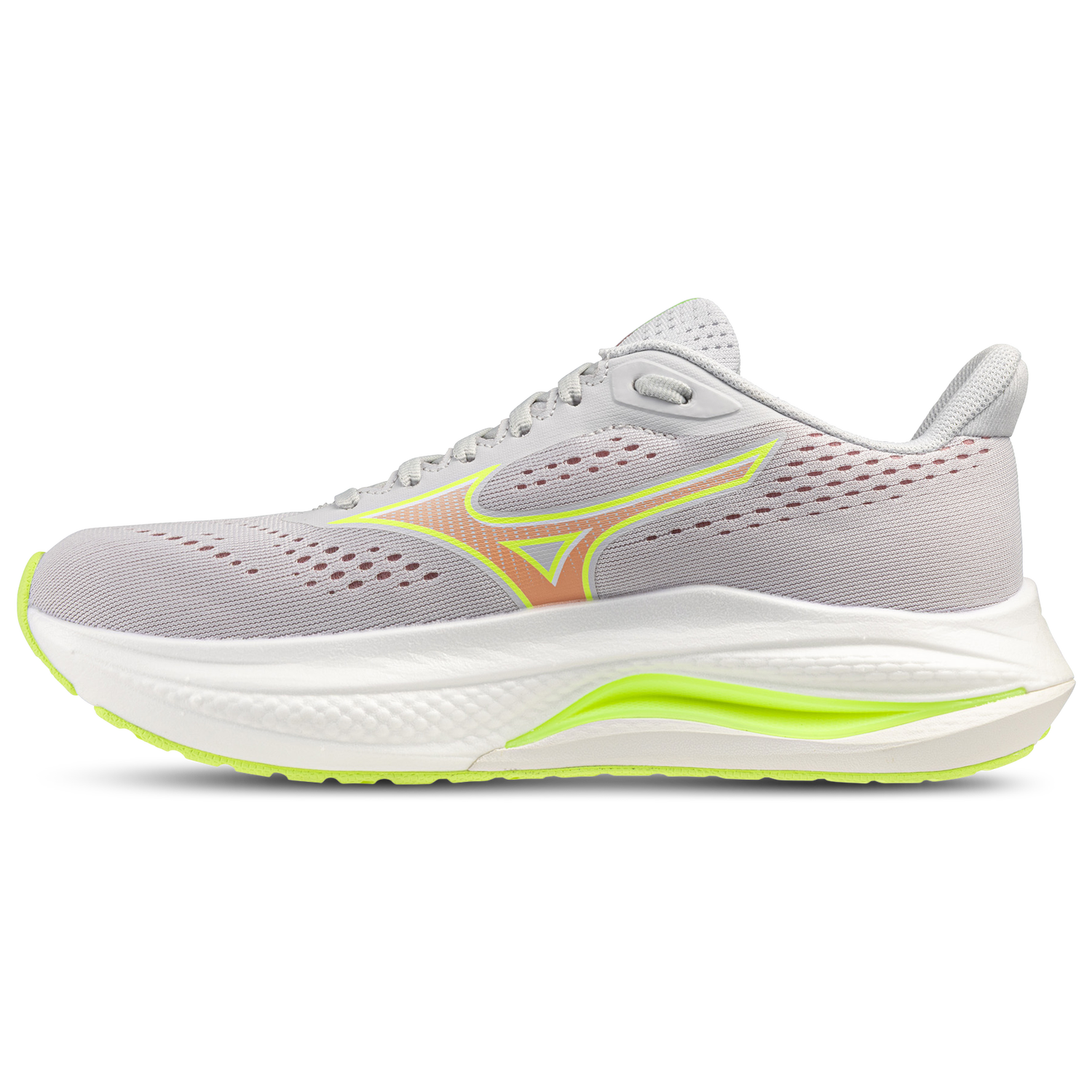 Mizuno Wave Inspire 22 Wide - Women's - Grey/Orange