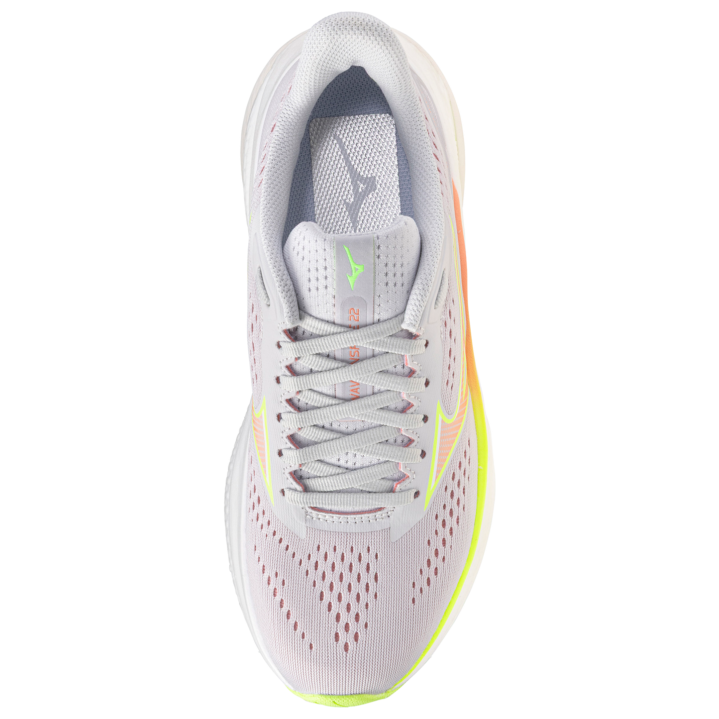 Mizuno Wave Inspire 22 Wide - Women's - Grey/Orange