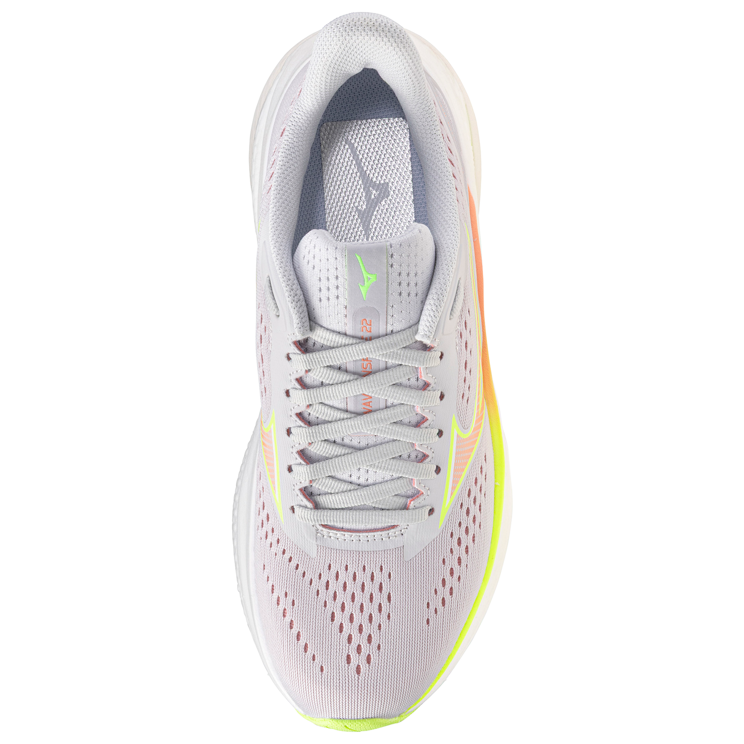 Mizuno Wave Inspire 22 Wide - Women's - Grey/Orange