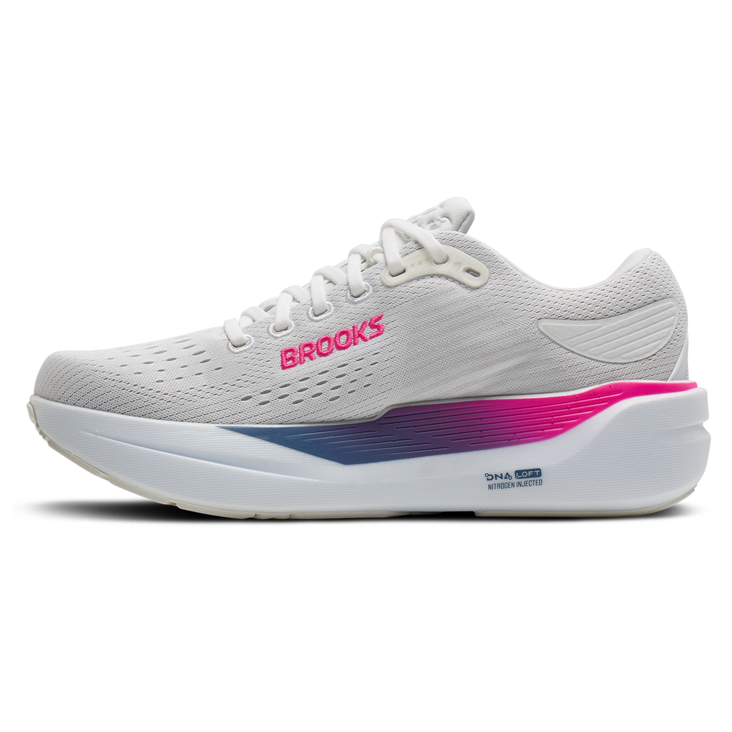 Brooks Ghost Max 3 - Women's - White/Moonlight/Pink