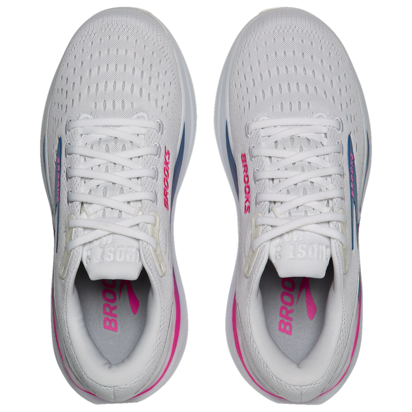 Brooks Ghost Max 3 - Women's - White/Moonlight/Pink