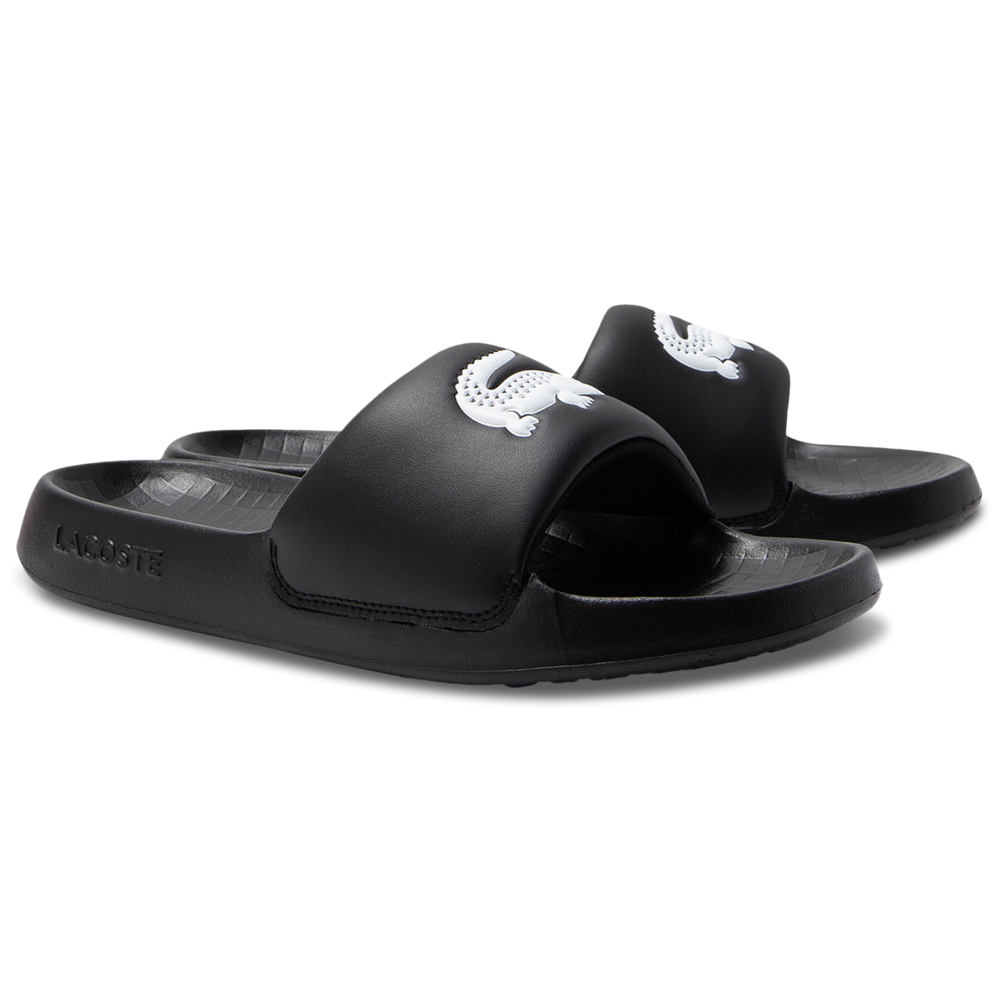 Lacoste Serve Slides 1.0 - Women's - Charcoal/Multi