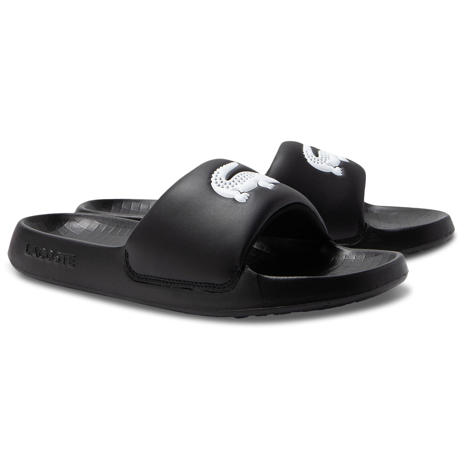 Lacoste Serve Slides 1.0 - Women's - Charcoal/Multi
