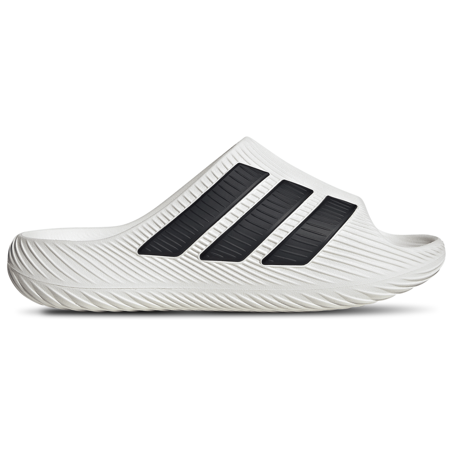adidas Purechill Slides - Men's - White/Black