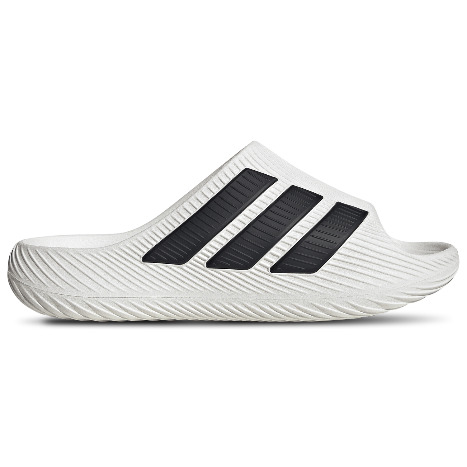 adidas Purechill Slides - Men's - White/Black
