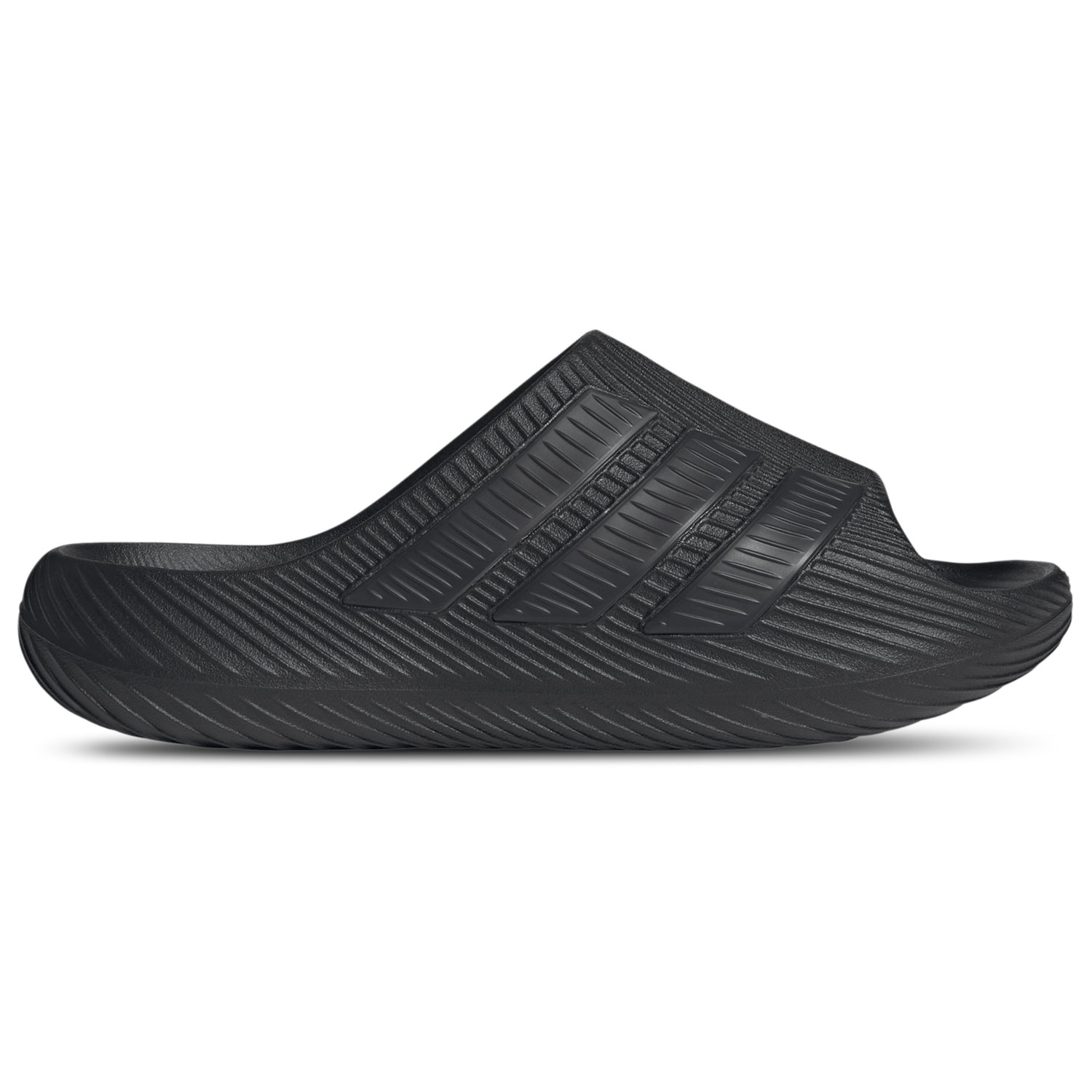 adidas Purechill Slides - Men's - Black/Black