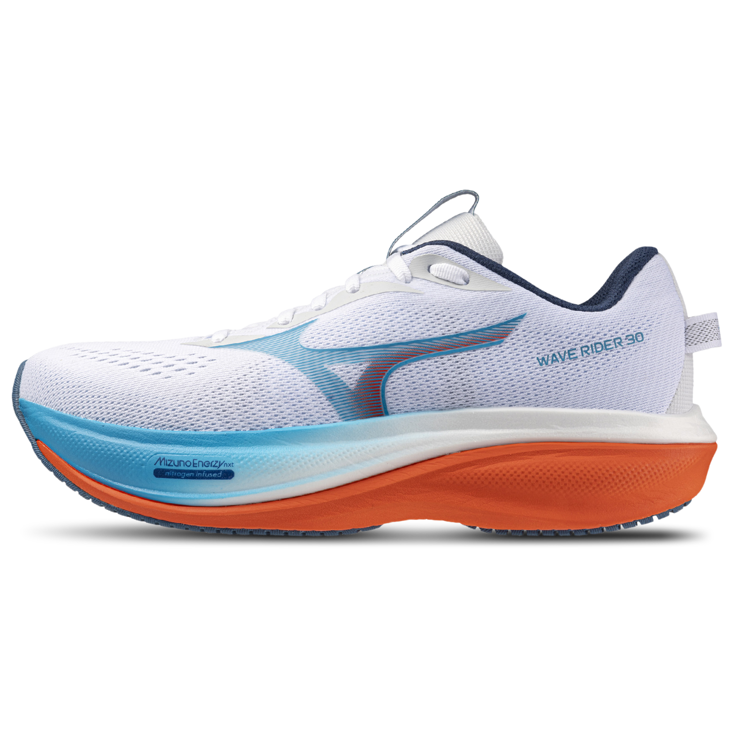 Mizuno Wave Rider 30 - Men's - Blue/White