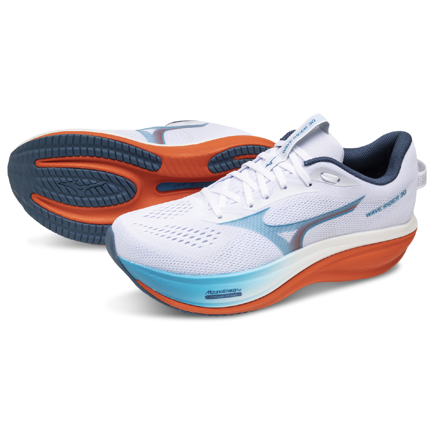 Mizuno Wave Rider 30 - Men's - Blue/White