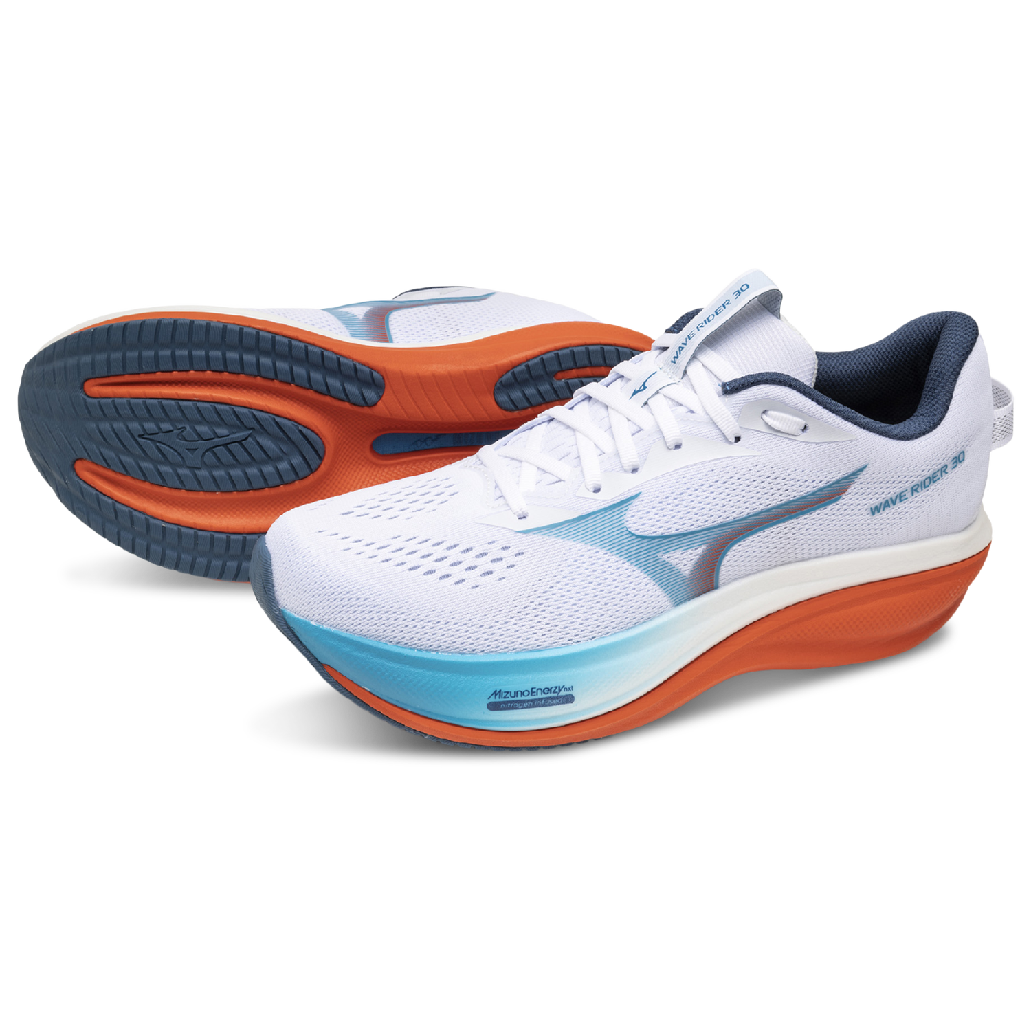 Mizuno Wave Rider 30 - Men's - Blue/White