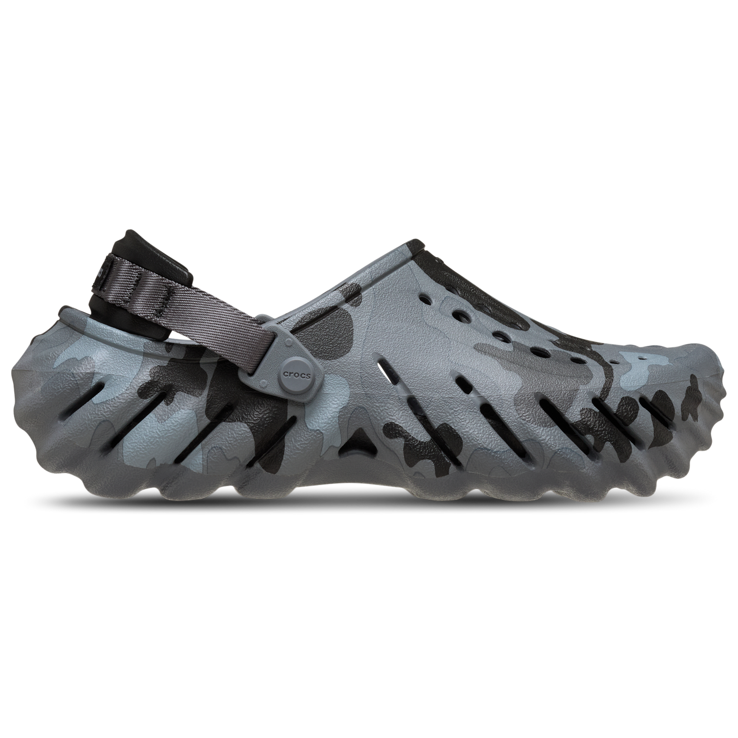 Crocs Echo Clogs Camo - Men's - Black/Black