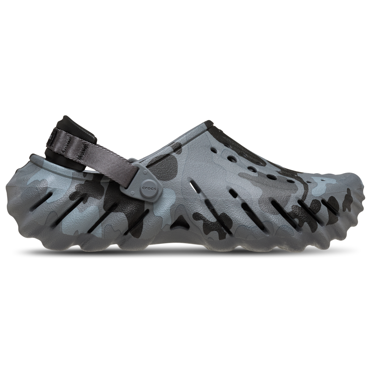 Crocs Echo Clogs Camo - Men's - Black/Black