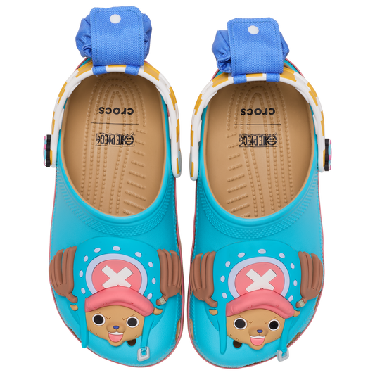 Crocs ONE PIECE Chopper Classic Clogs - Men's - Blue/Pink/Brown