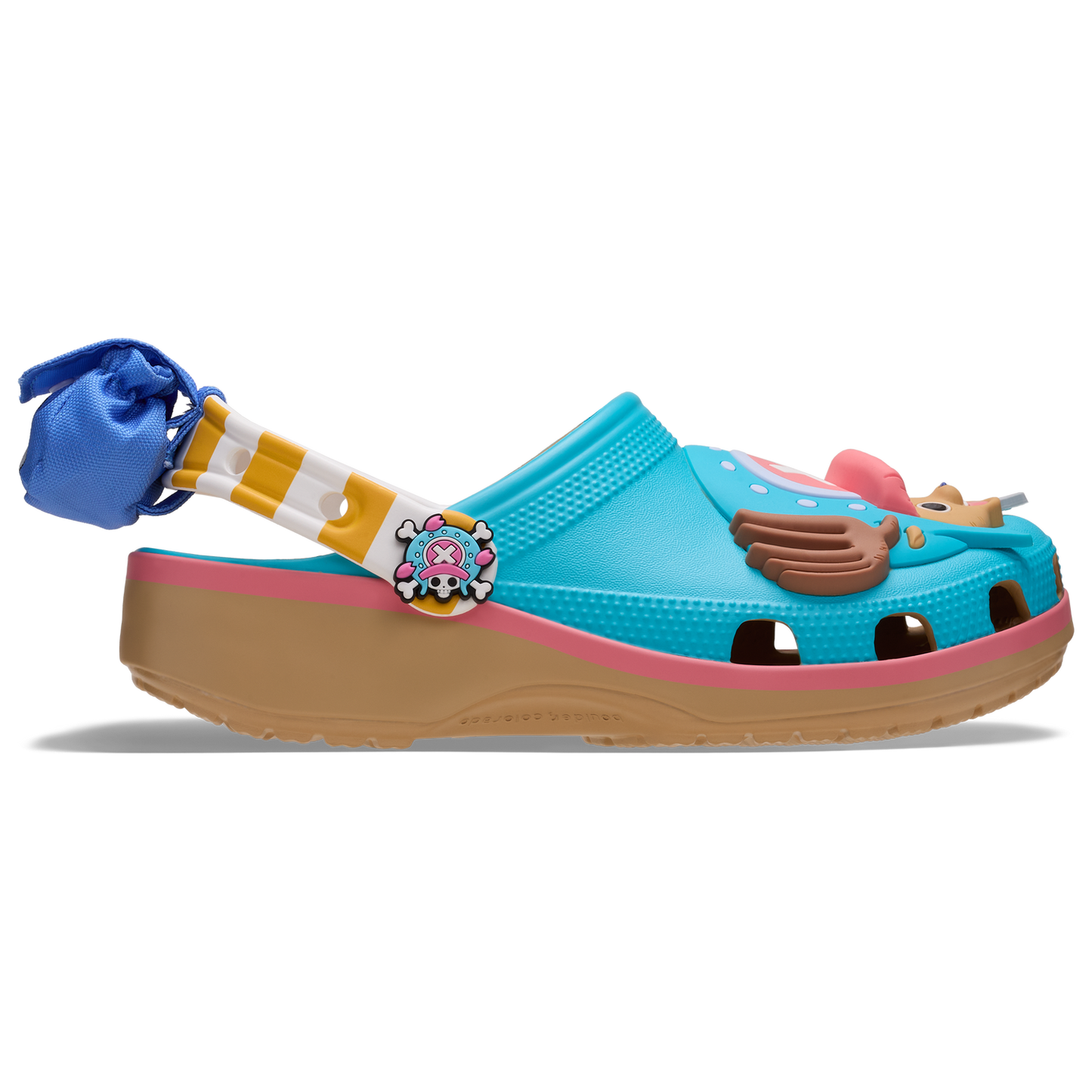 Crocs ONE PIECE Chopper Classic Clogs - Men's - Blue/Pink/Brown
