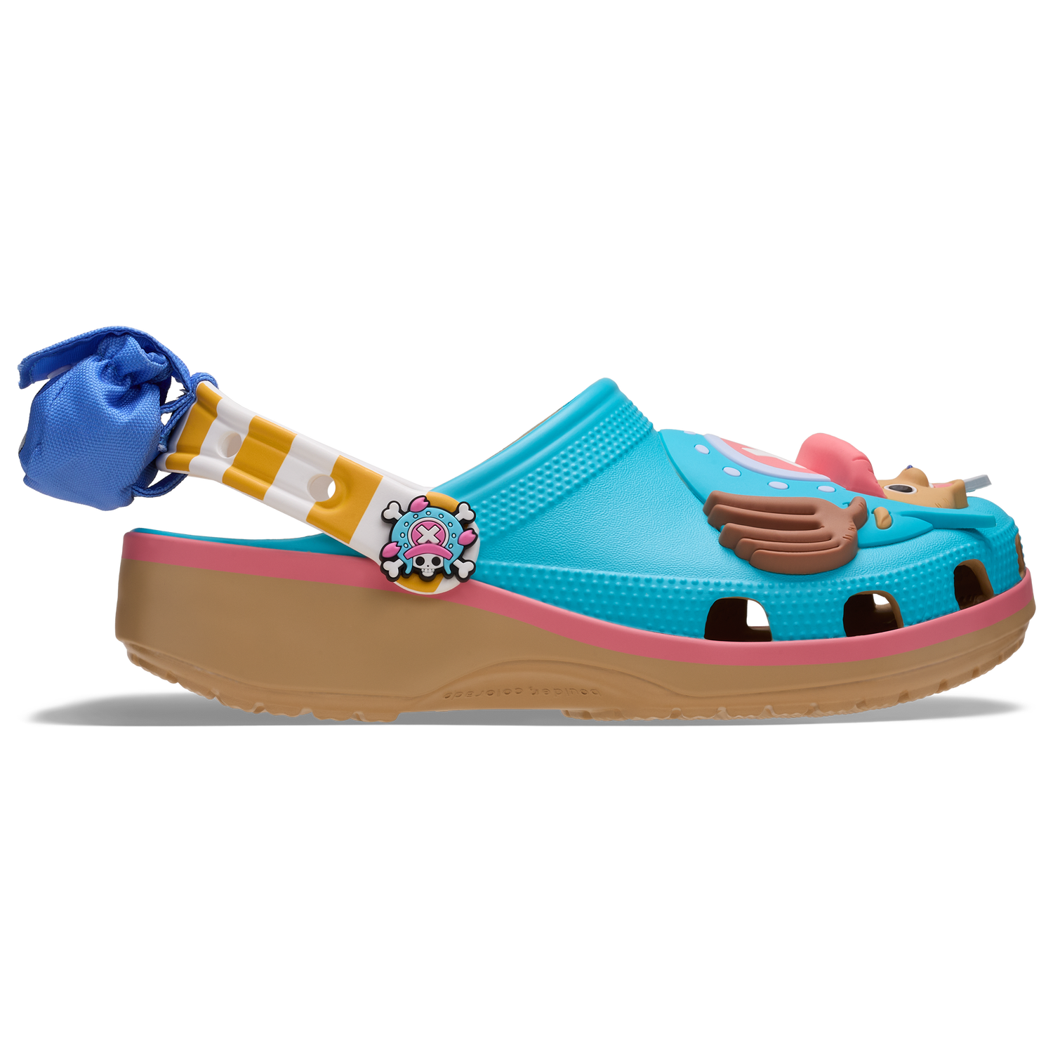 Crocs ONE PIECE Chopper Classic Clogs - Men's - Blue/Pink/Brown