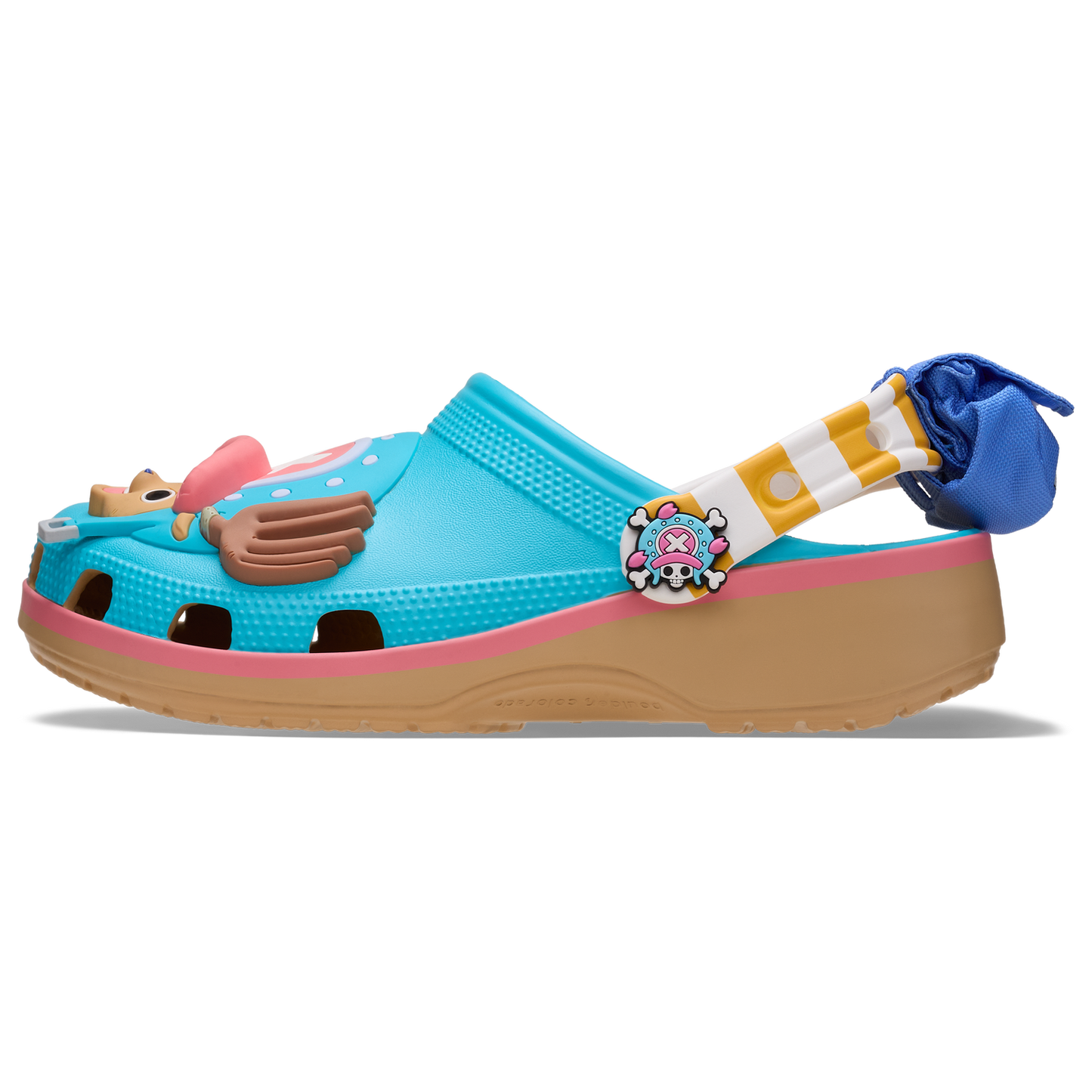 Crocs ONE PIECE Chopper Classic Clogs - Men's - Blue/Pink/Brown