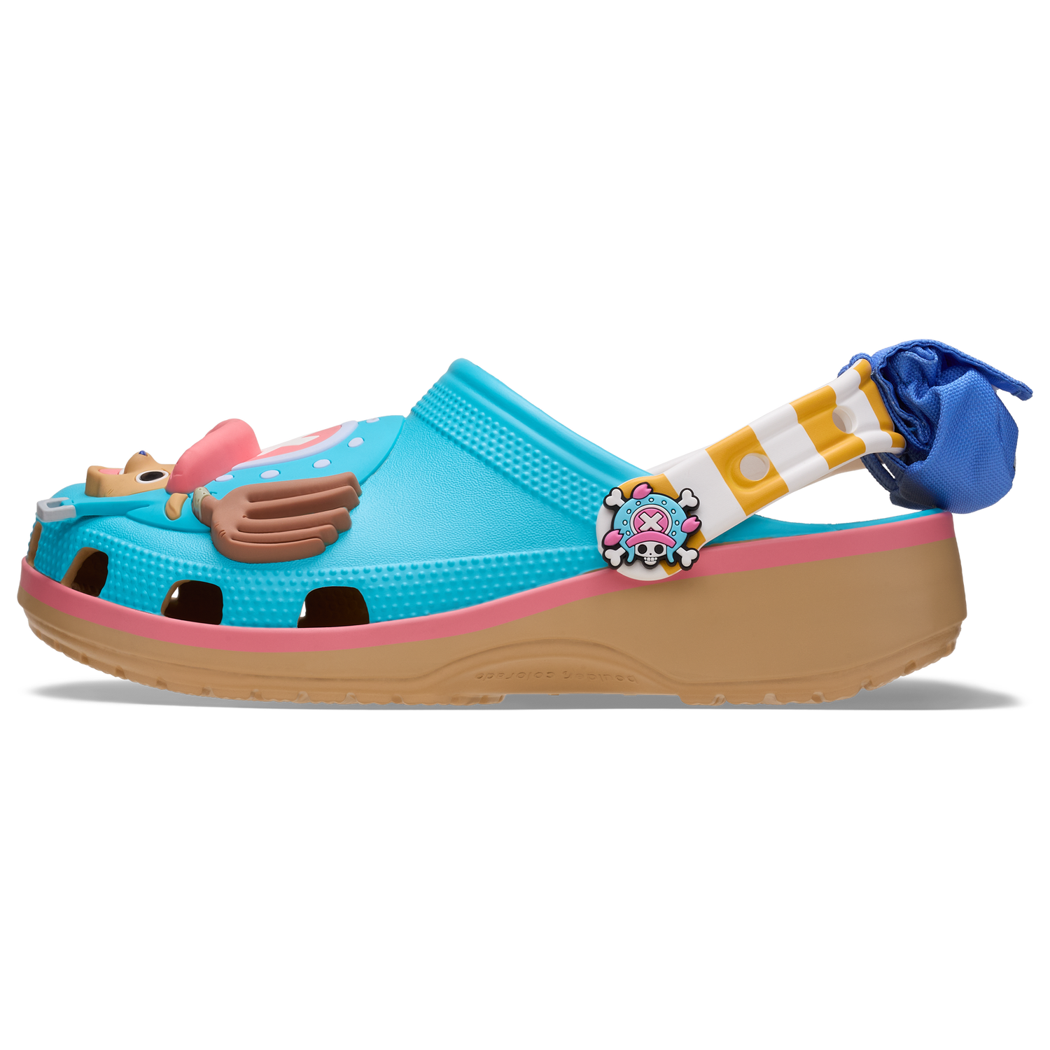 Crocs ONE PIECE Chopper Classic Clogs - Men's - Blue/Pink/Brown