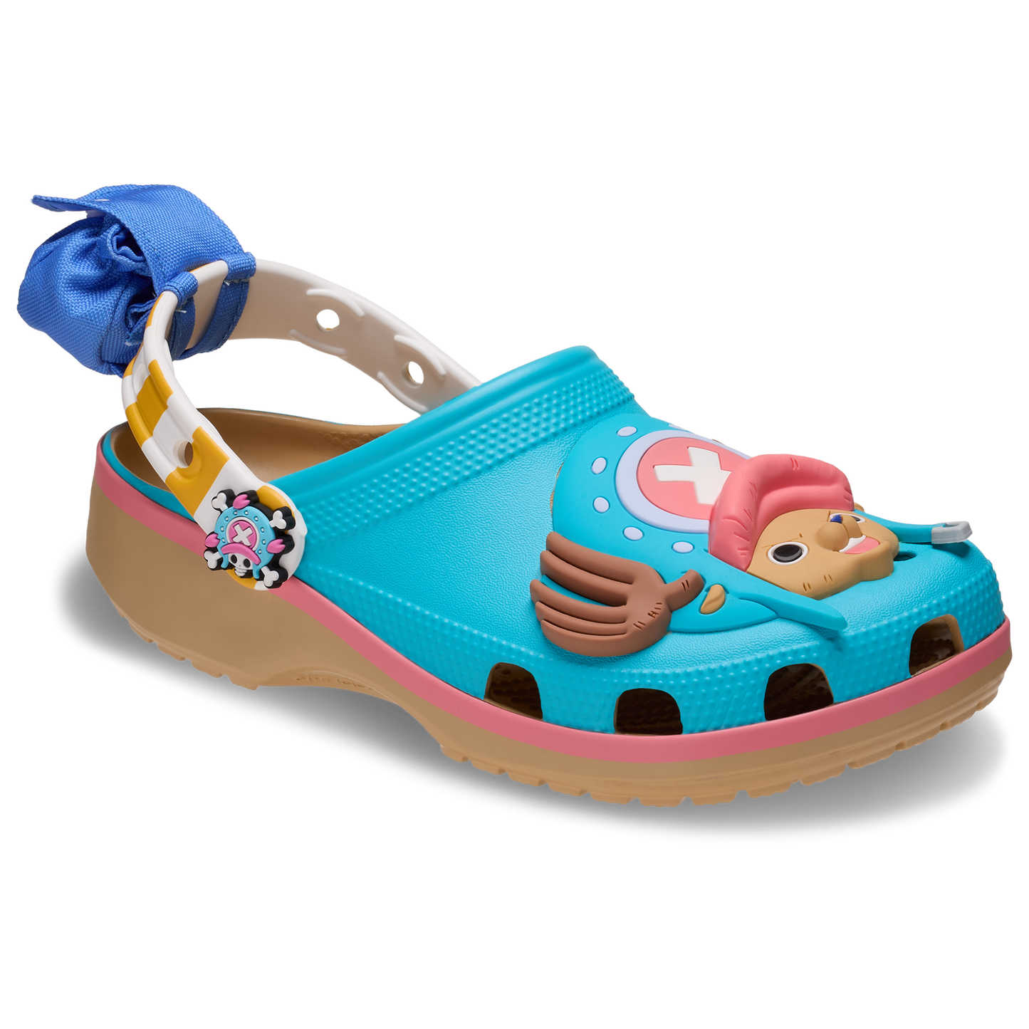 Crocs ONE PIECE Chopper Classic Clogs - Men's - Blue/Pink/Brown