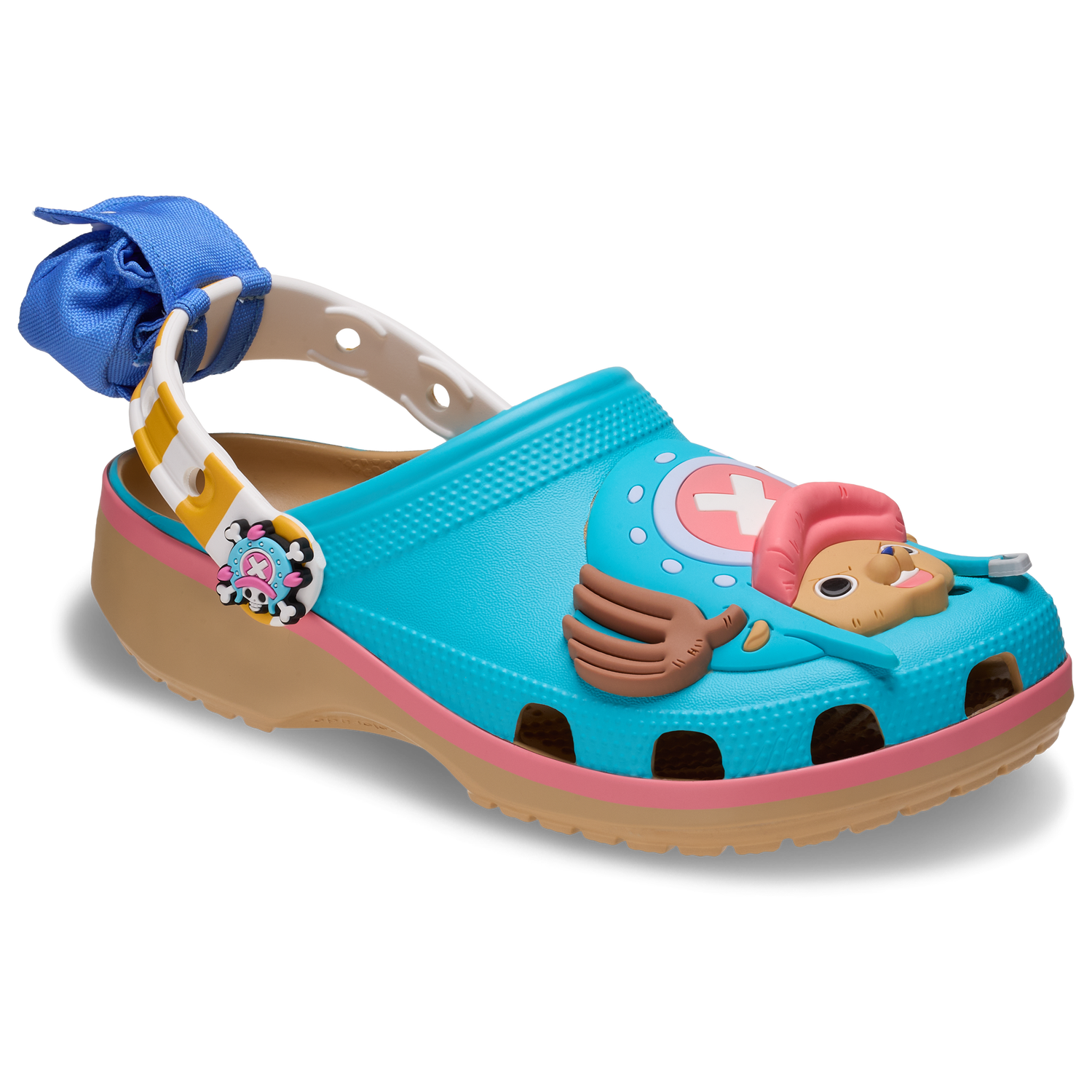Crocs ONE PIECE Chopper Classic Clogs - Men's - Blue/Pink/Brown
