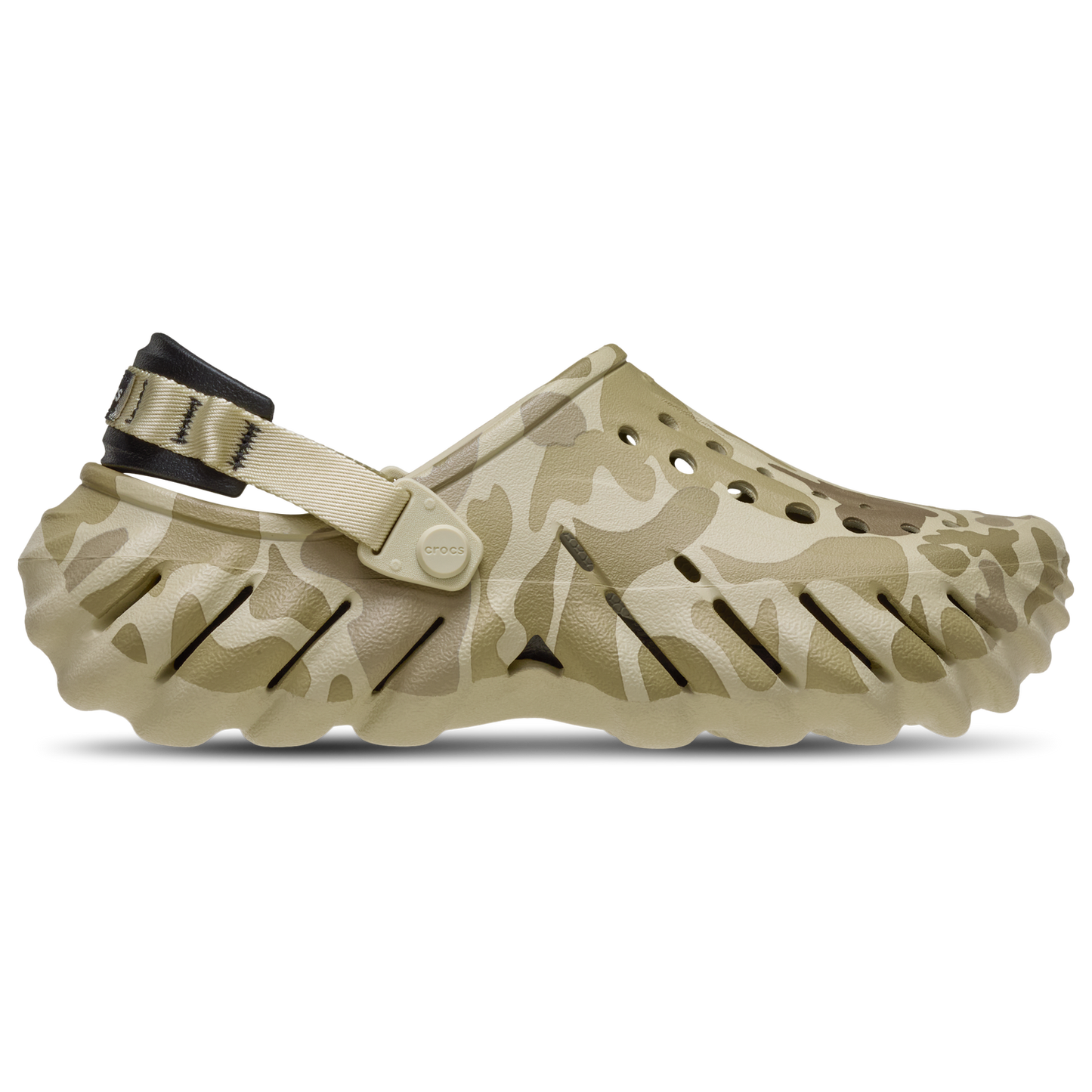 Crocs Echo Clogs Camo - Men's - Tan/Grey