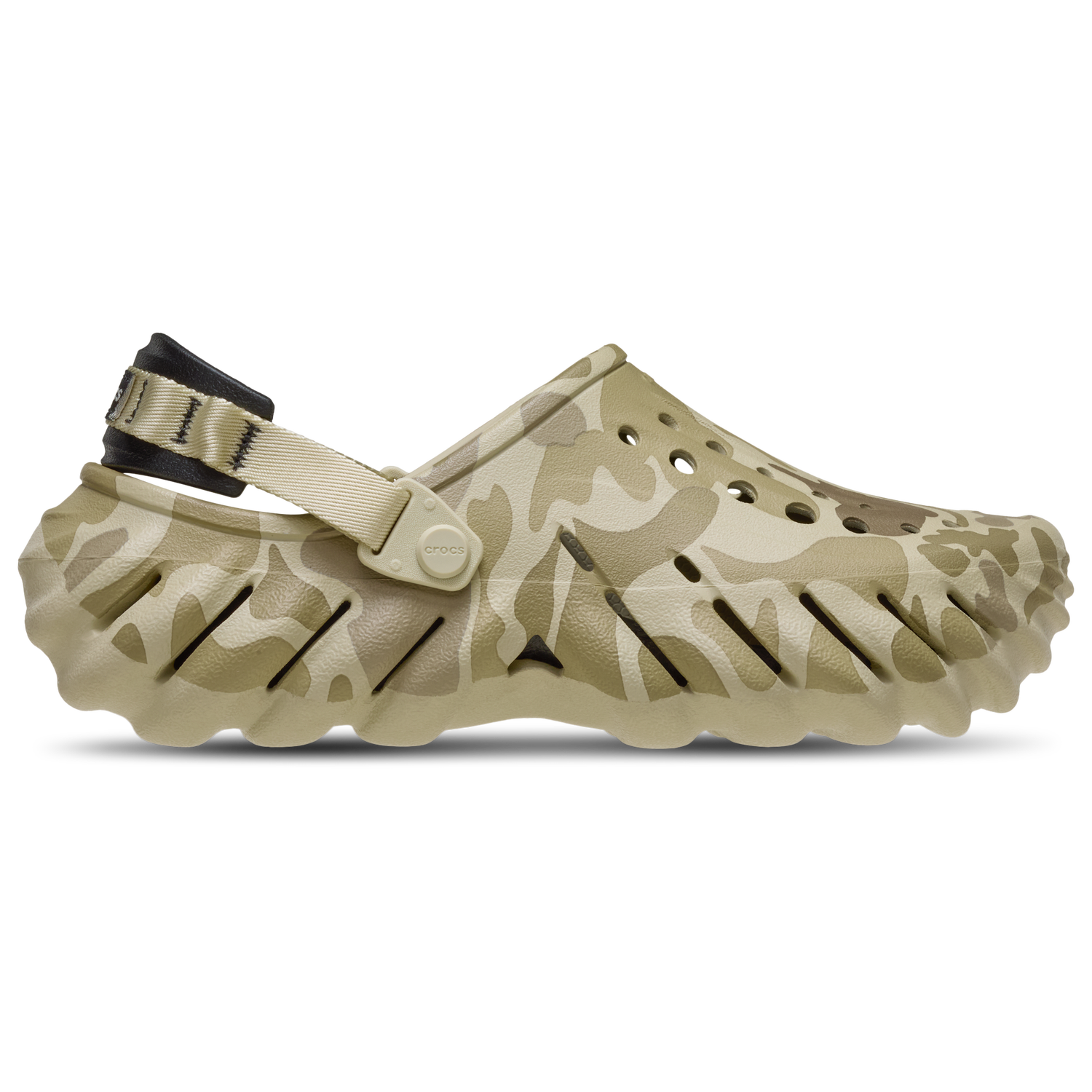 Crocs Echo Clogs Camo - Men's - Tan/Grey